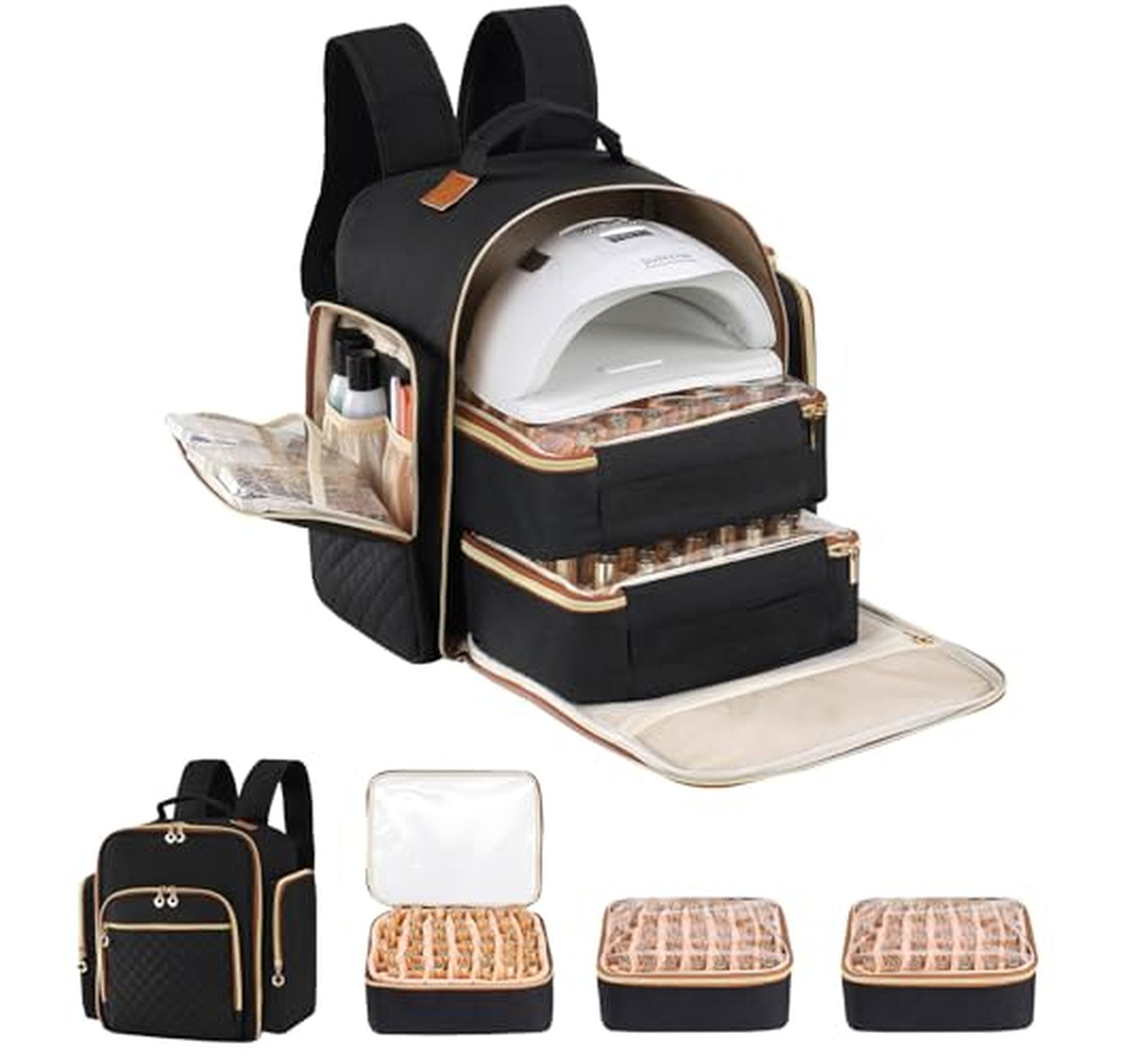 Extra Large Nail Polish Organizer Case, 126 Bottle Capacity