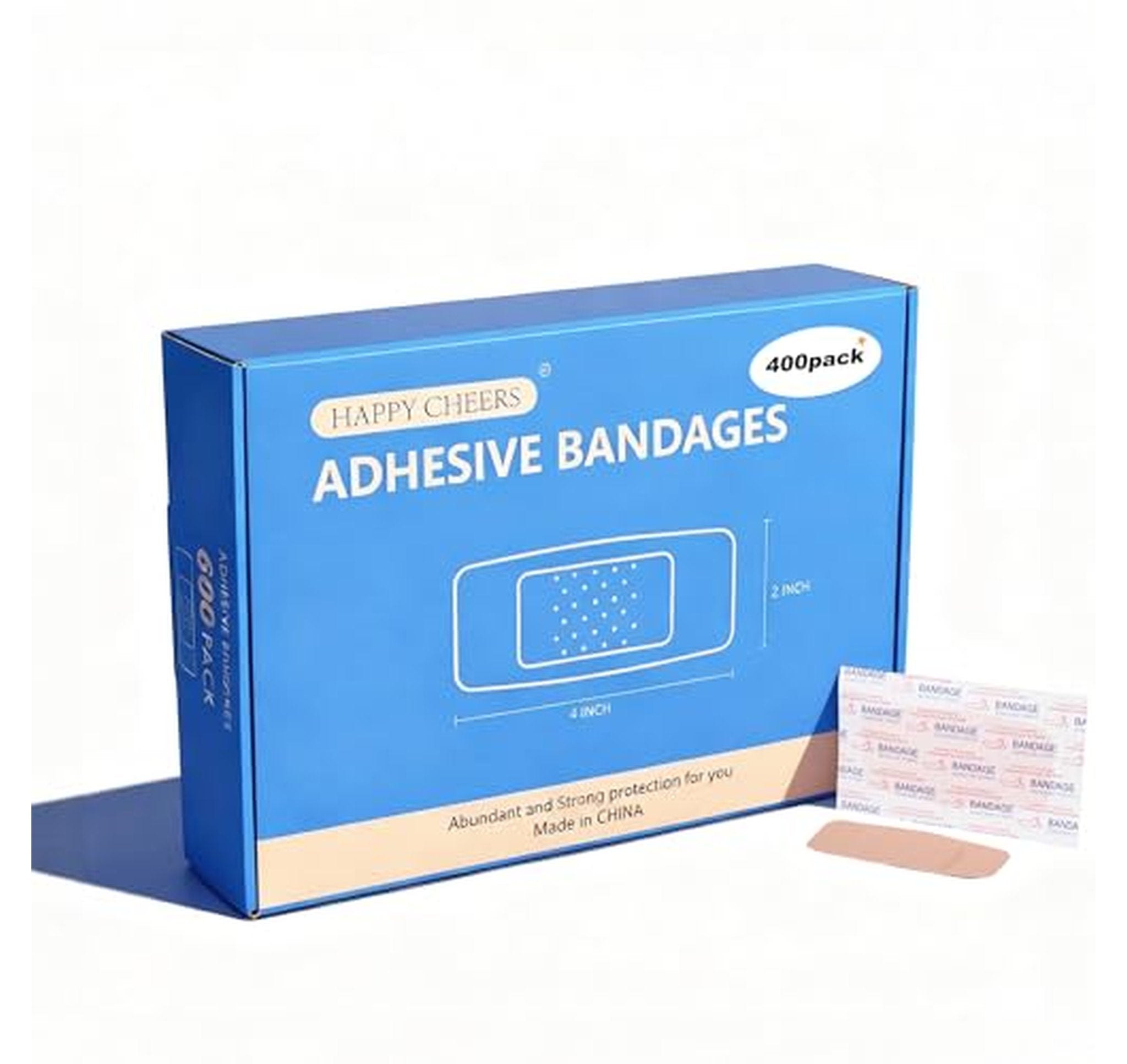 400 Pack Large Adhesive Fabric Bandages