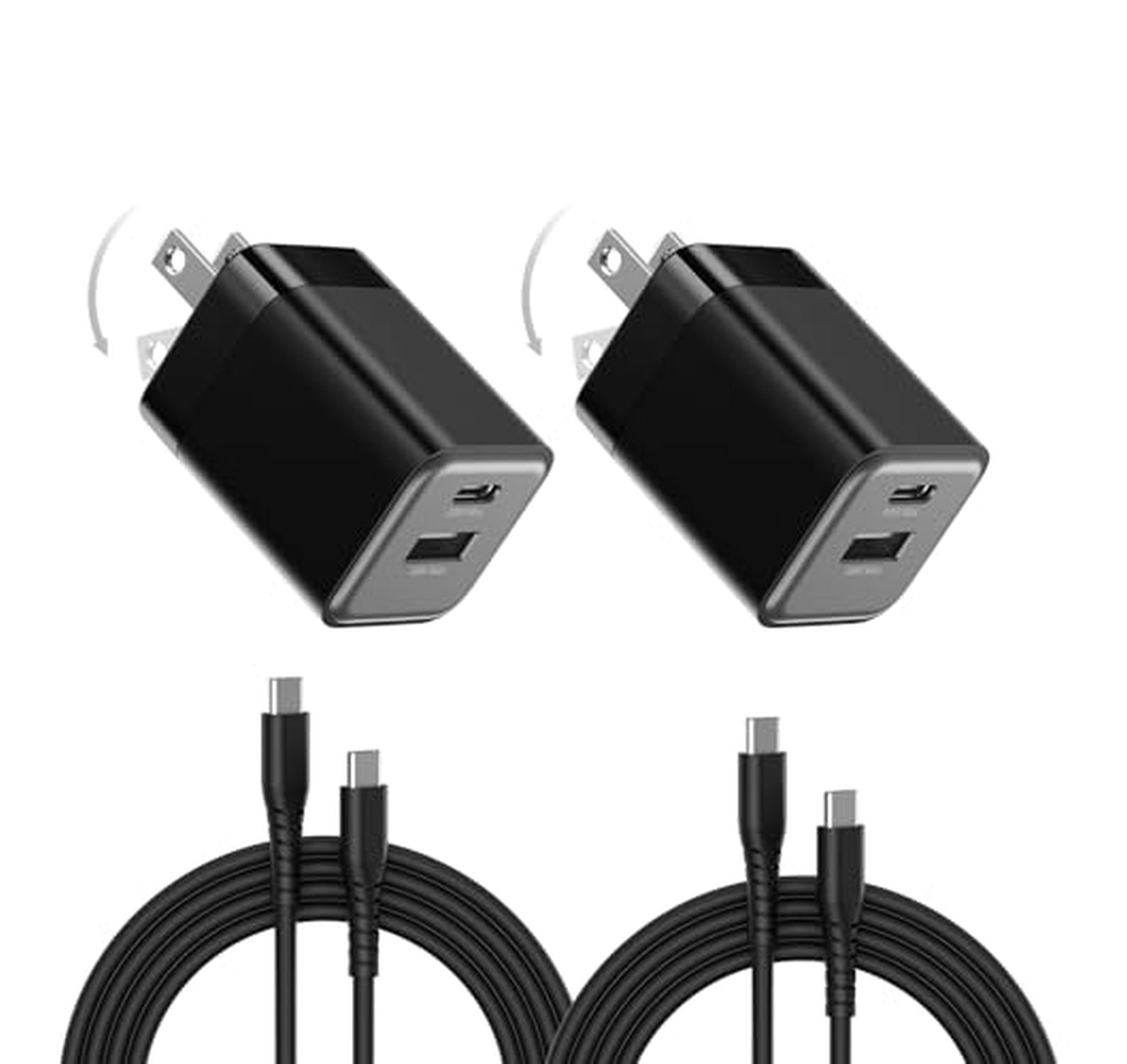30W Dual Port USB C Fast Wall Charger