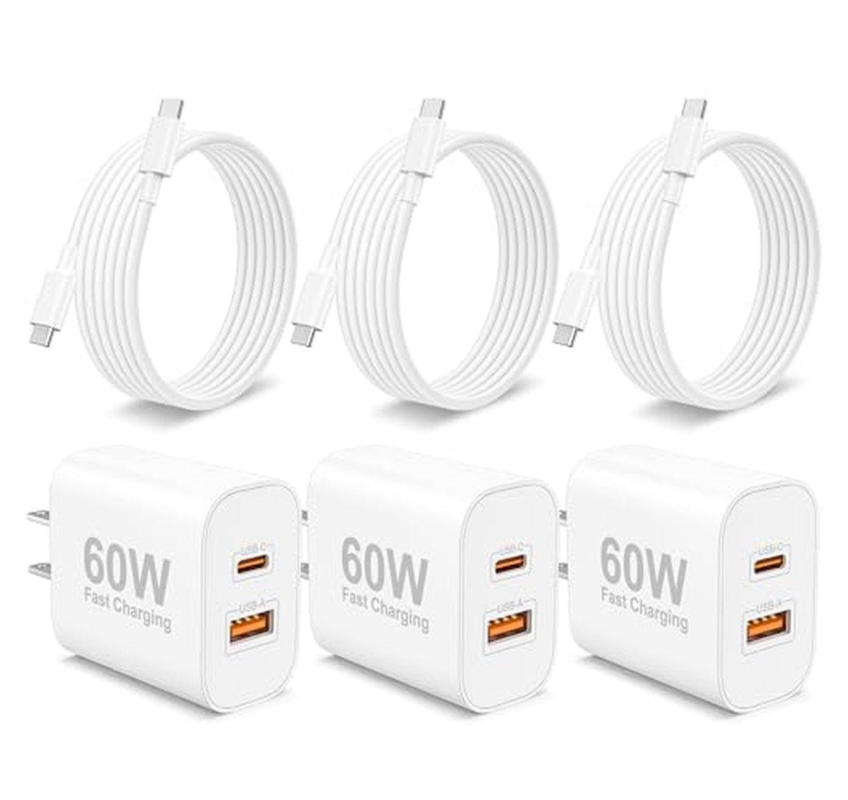 60W USB C Fast Charger for iPhone