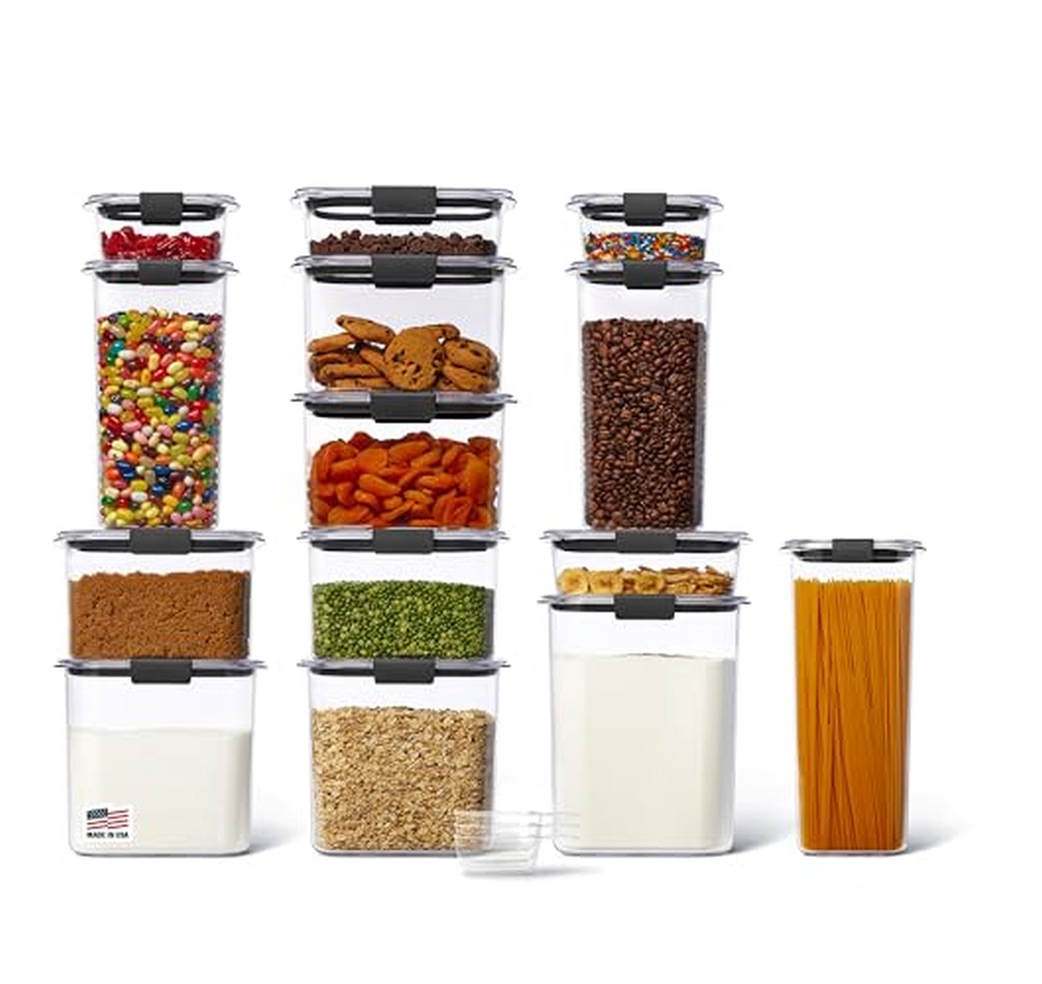 Rubbermaid Brilliance 14-Piece Airtight Food Storage Set
