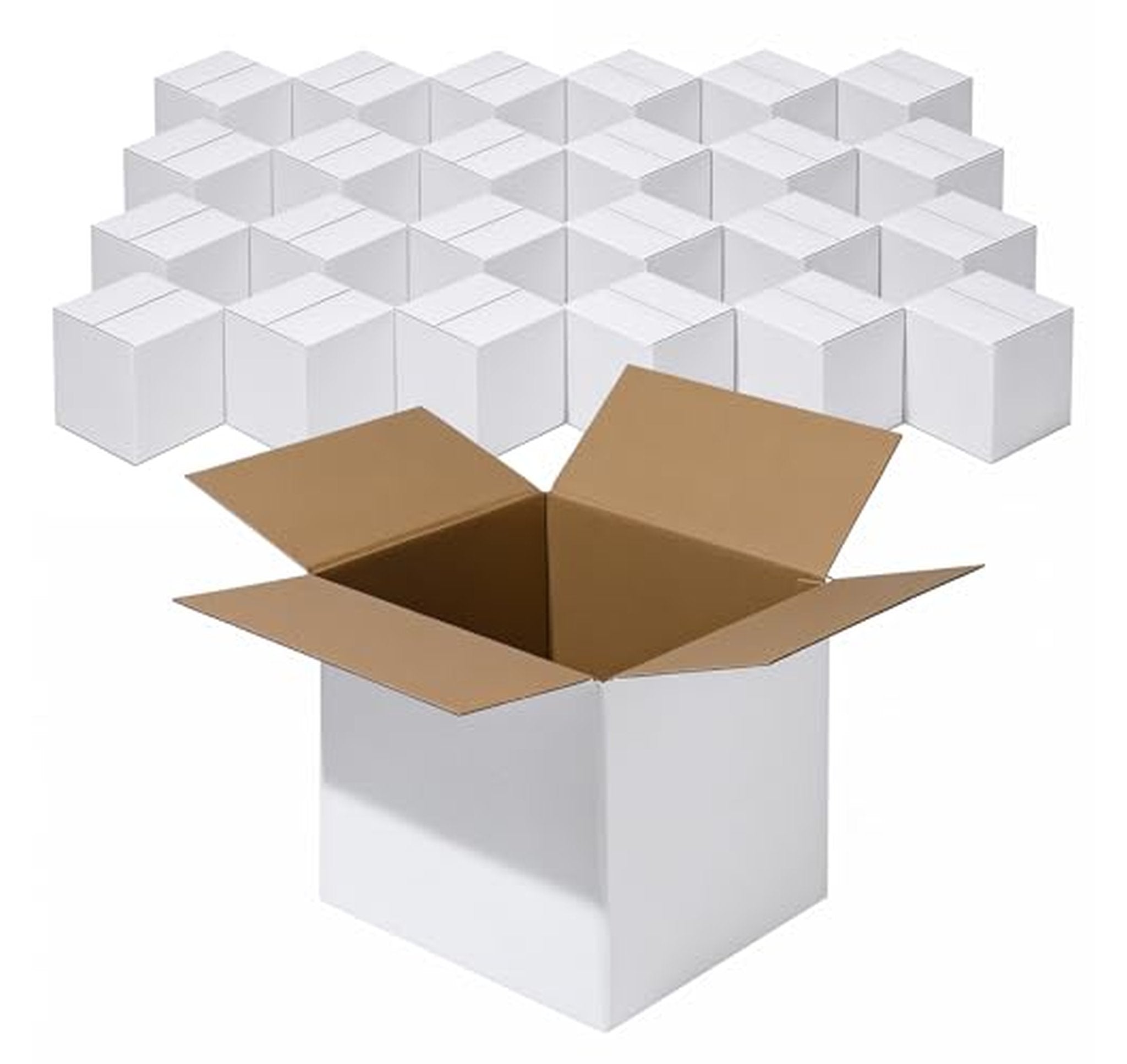 25 Pack Heavy Duty 8x8x8 Shipping Boxes