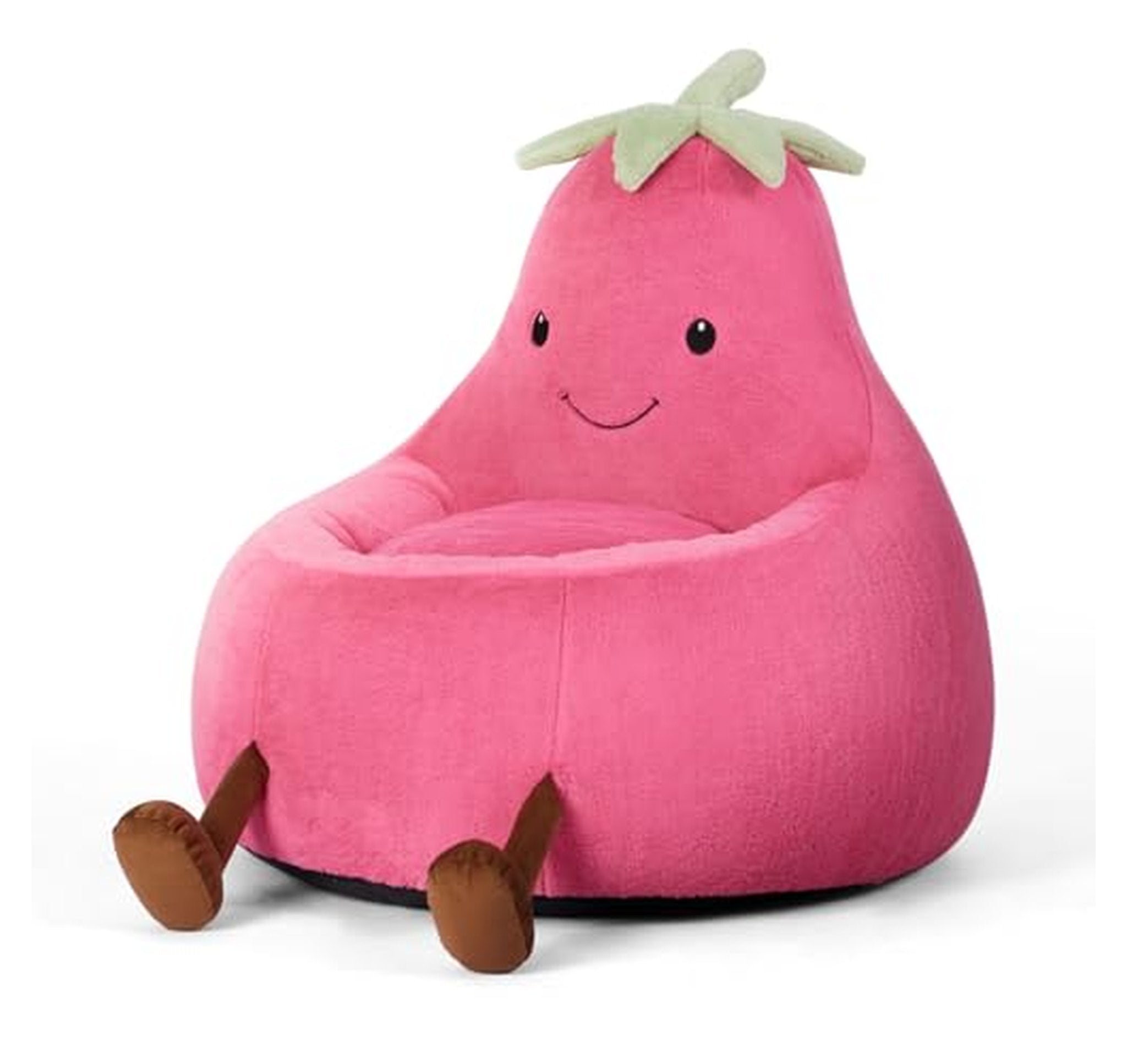 Faux Fur Kids Bean Bag Chair 24-Inch