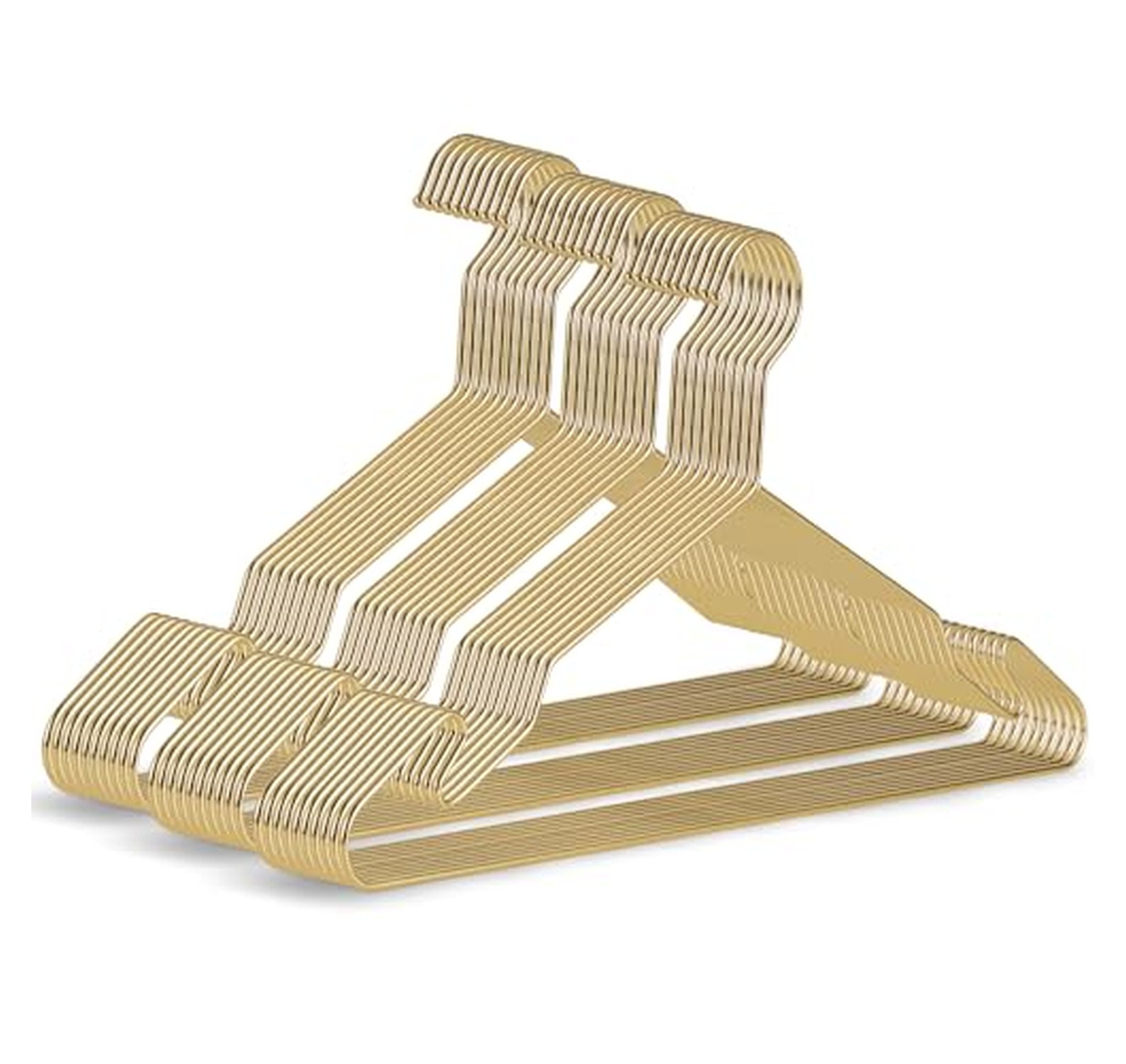30 Pack Smooth Metal Shirt and Dress Hangers