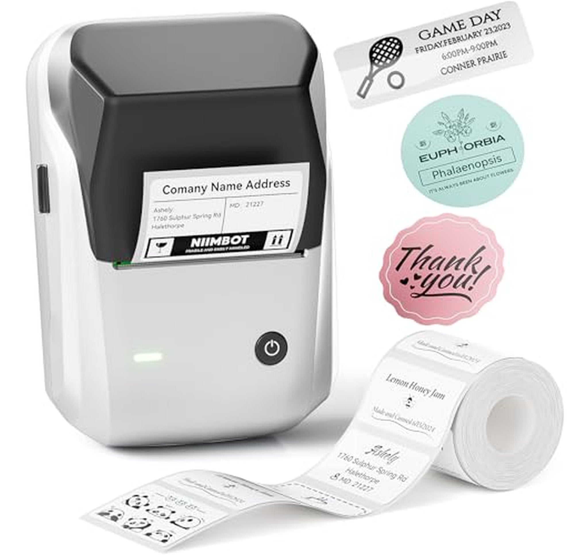 NIIMBOT B1 Portable Thermal Label Maker Printer