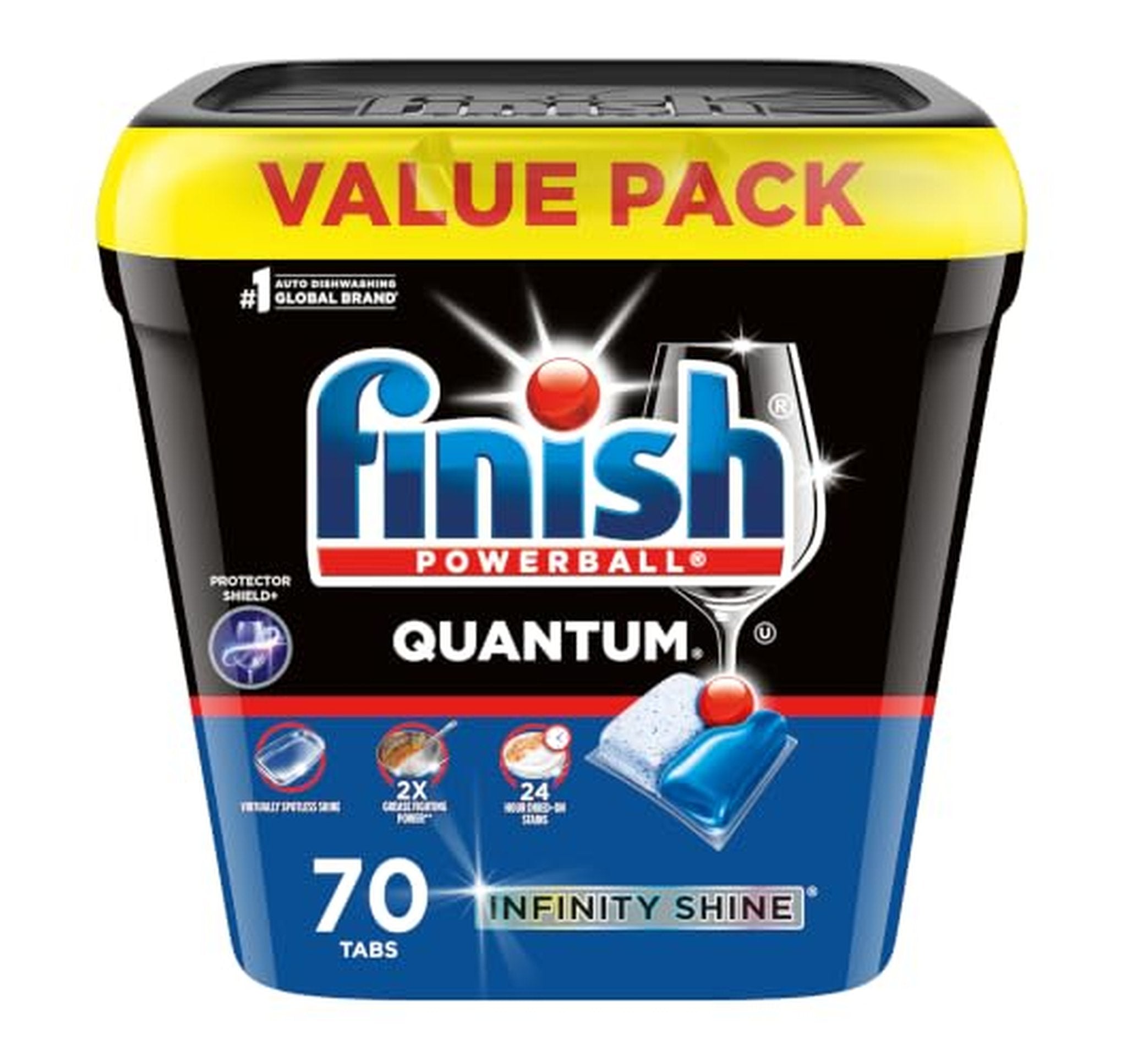 70 Count Finish Quantum Infinity Shine Dishwasher Pods