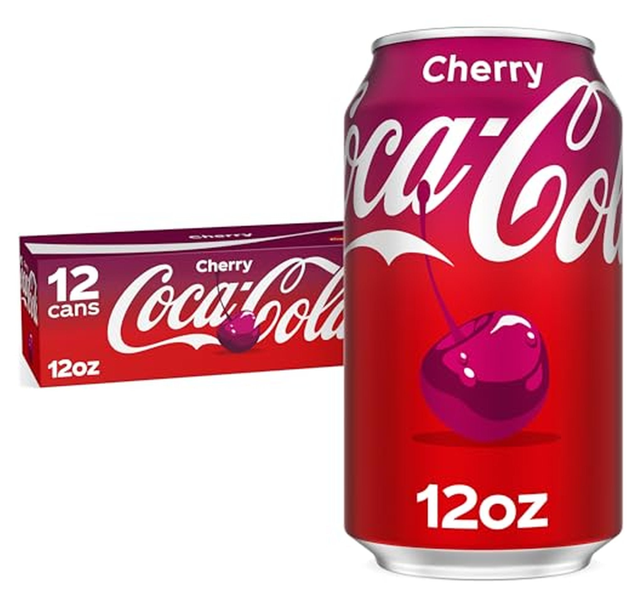 36 Pack Coca-Cola Cherry Soda 12 fl oz