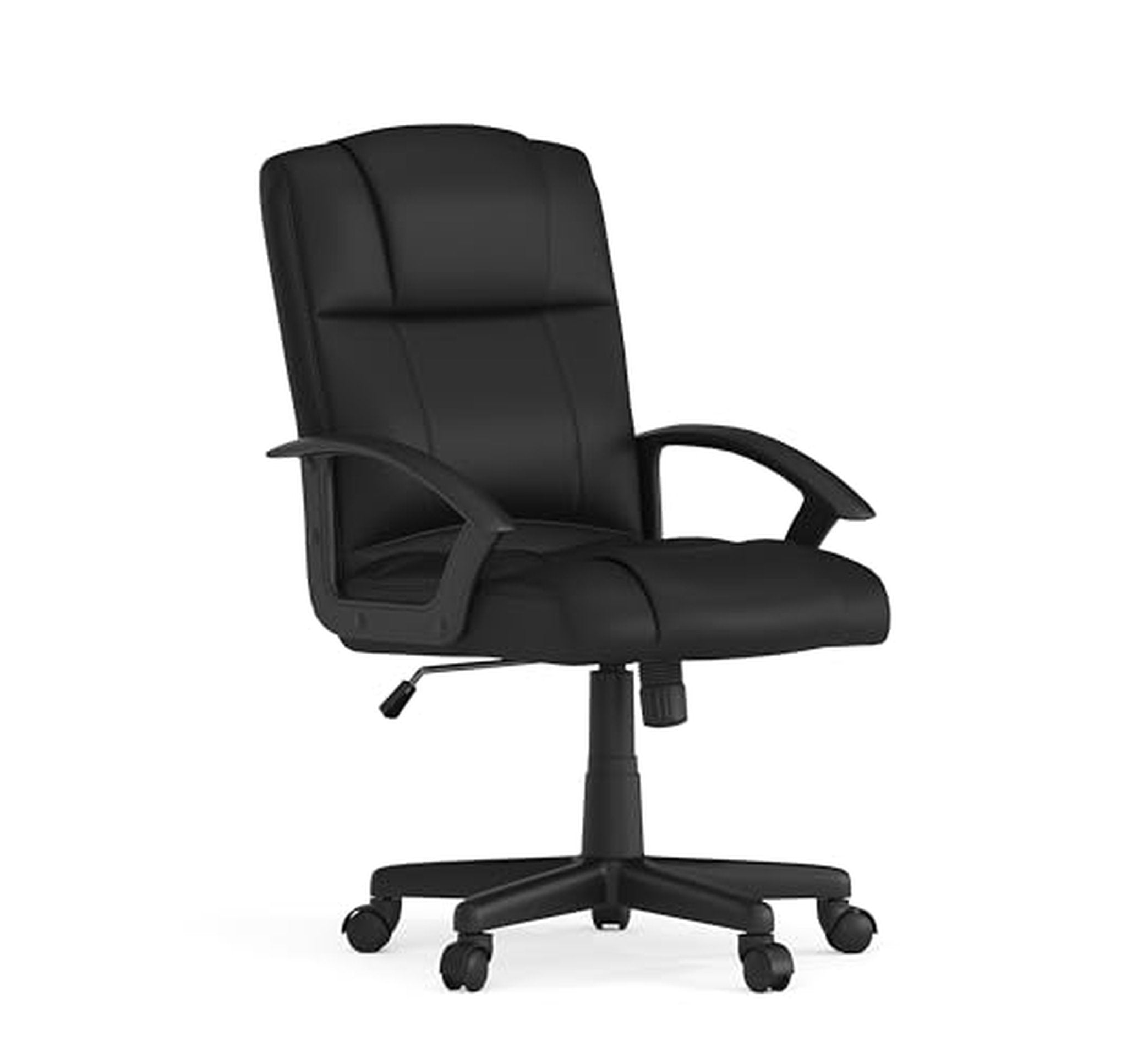 Ergonomic Mid-Back Leather Office Gaming Chair