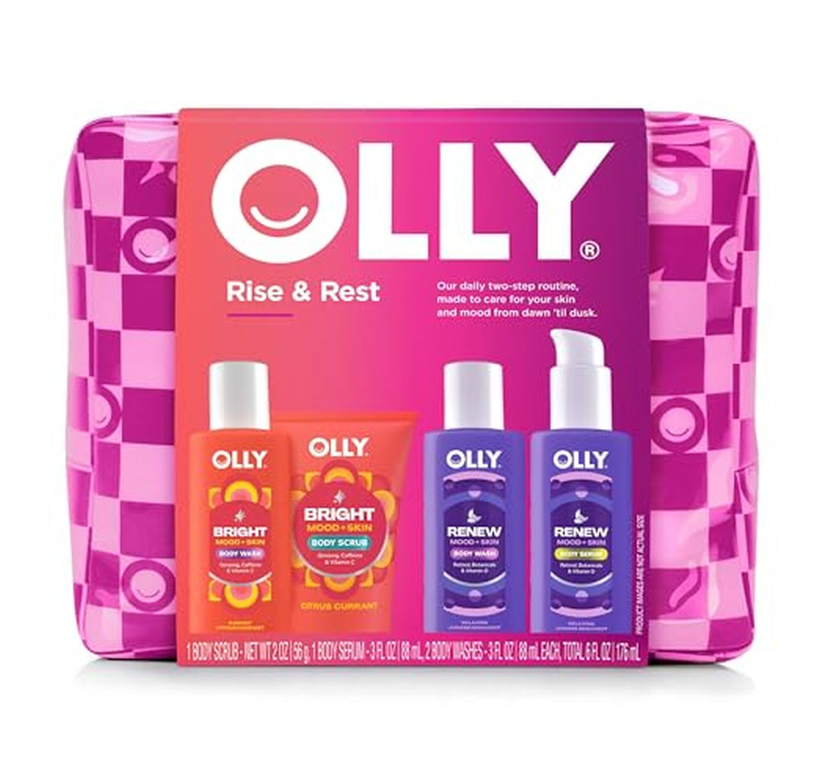 2 Pack OLLY Rest & Rise Body Care Set