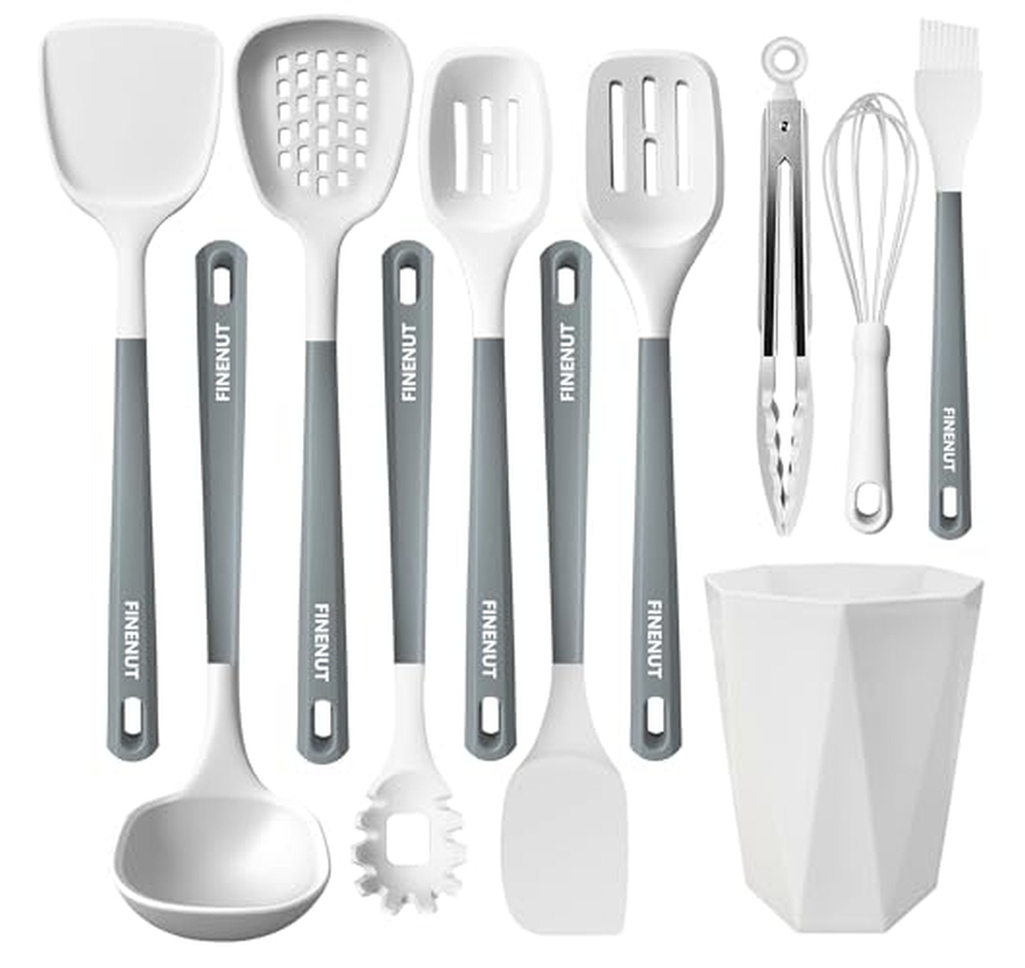 11 Piece Silicone Heat Resistant Cooking Utensil Set