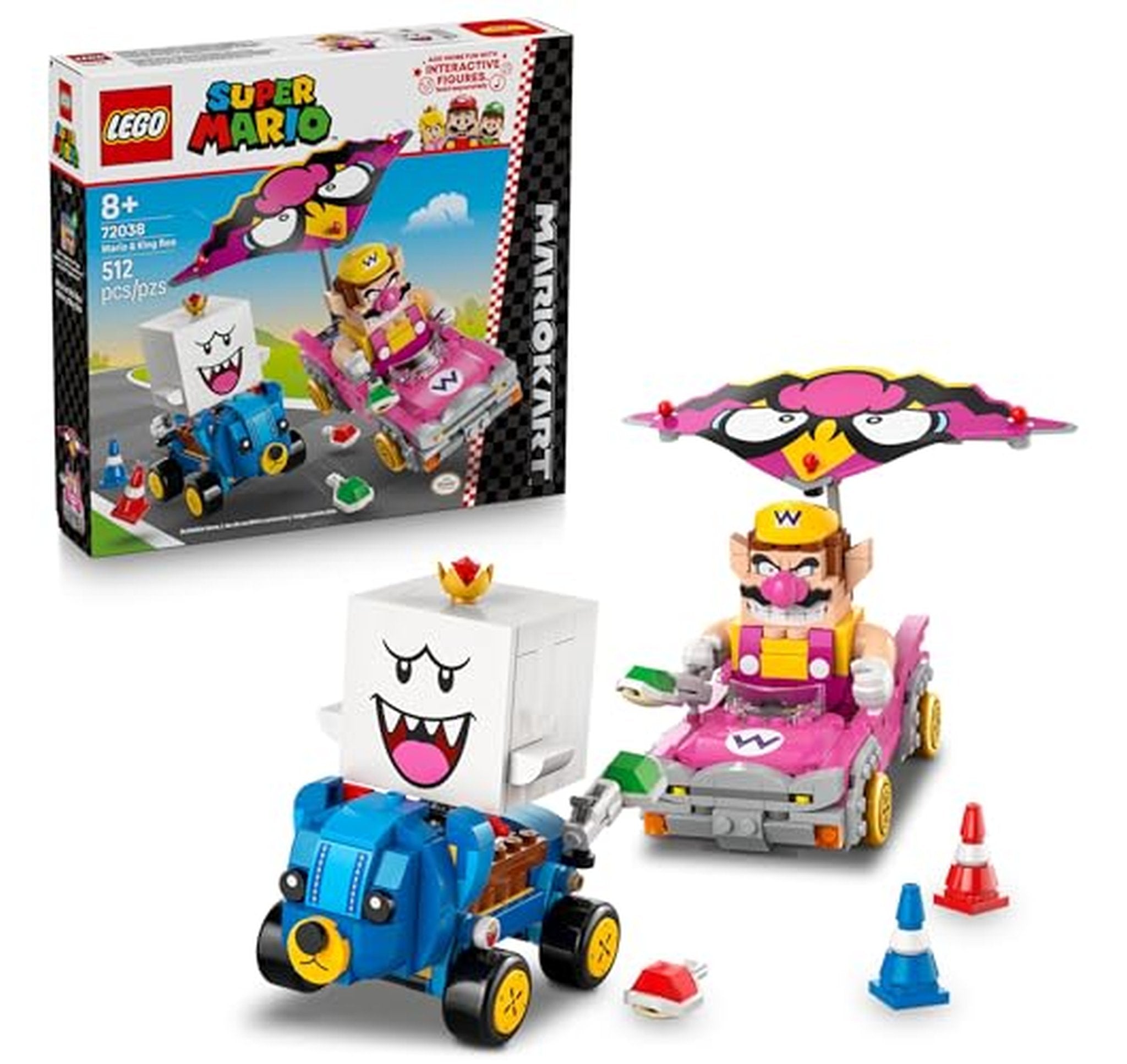 LEGO Super Mario Wario and King Boo Kart Set