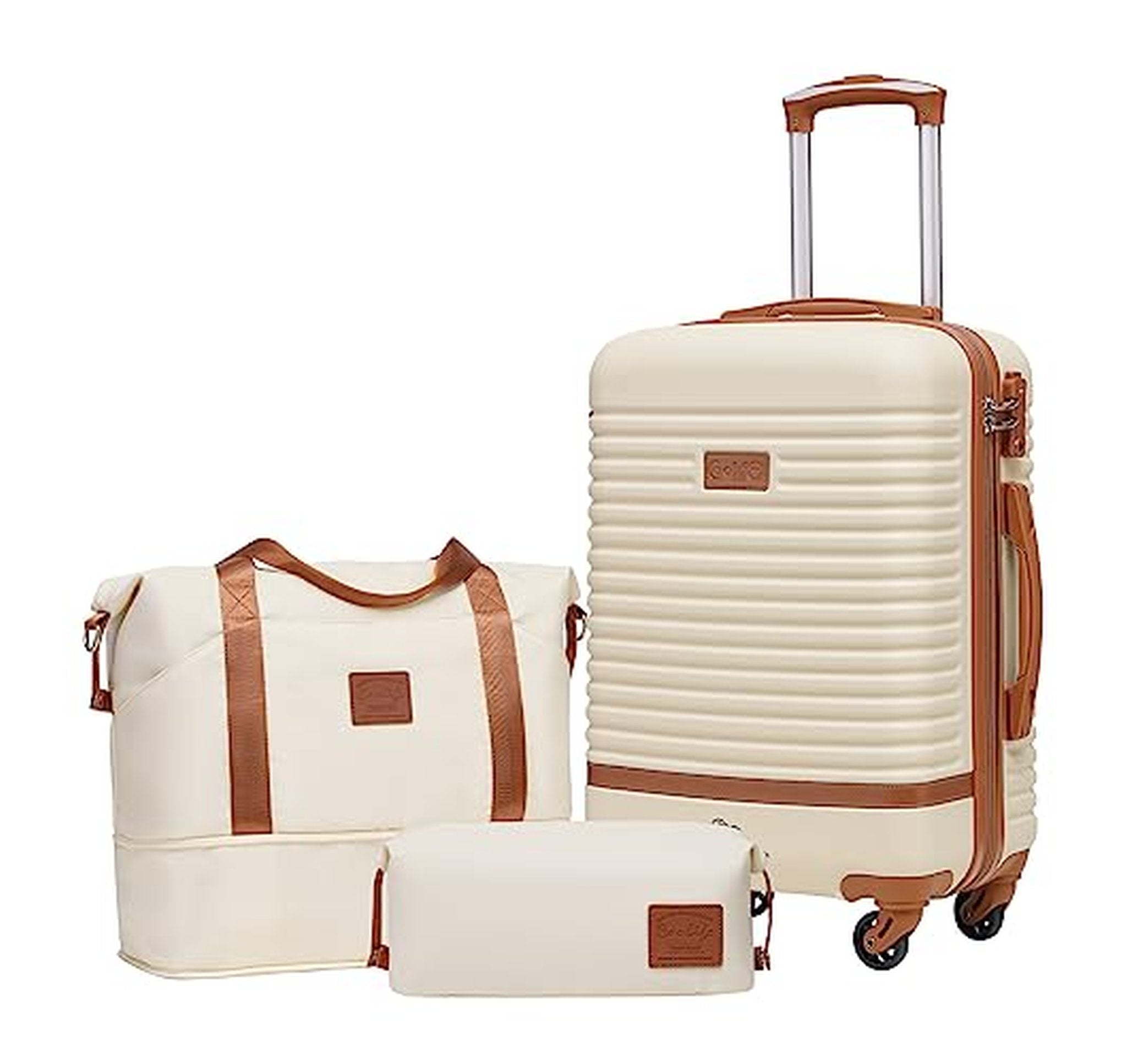 3 Piece Hardshell Spinner Luggage Suitcase Set