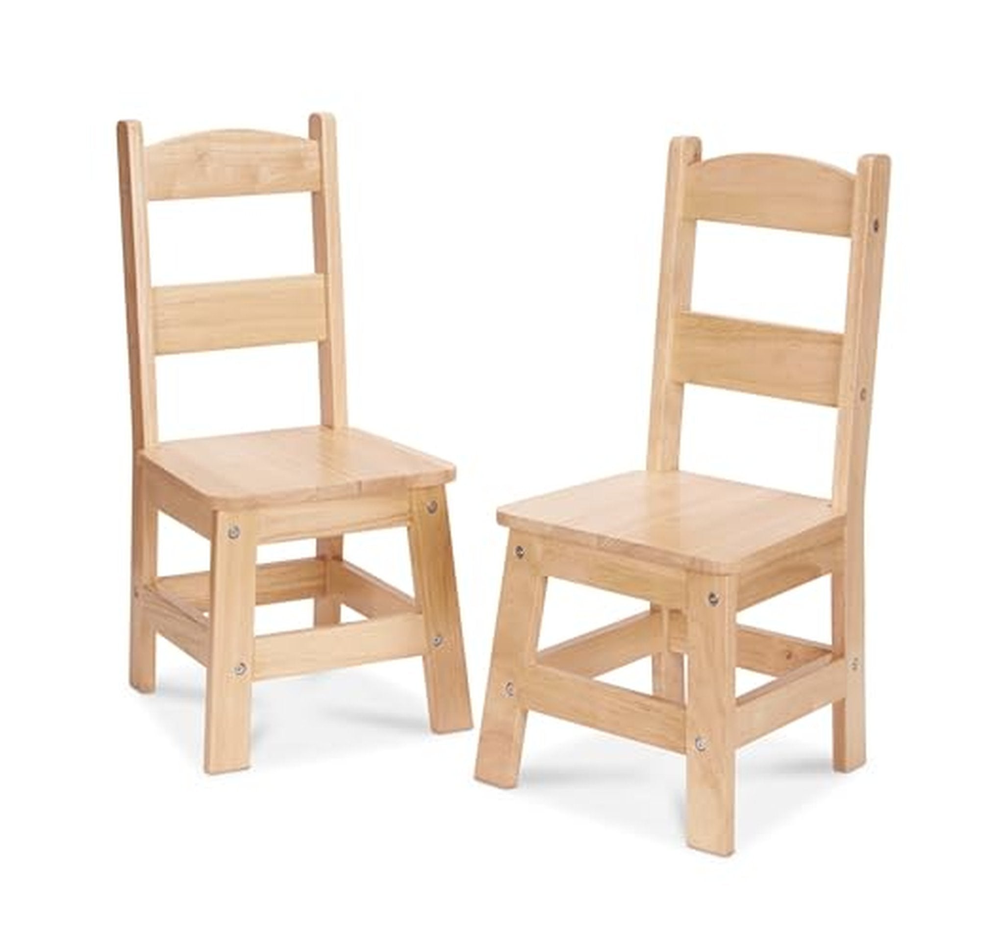 2 Pack Melissa & Doug Wooden Kids Chairs