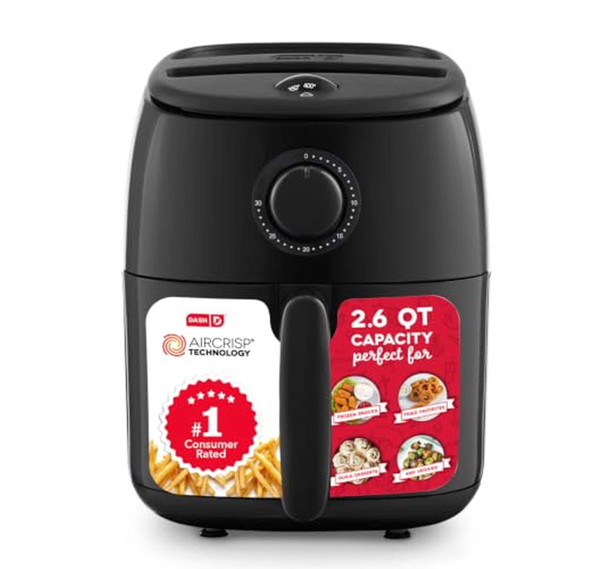 DASH 2.6 Quart Compact Air Fryer