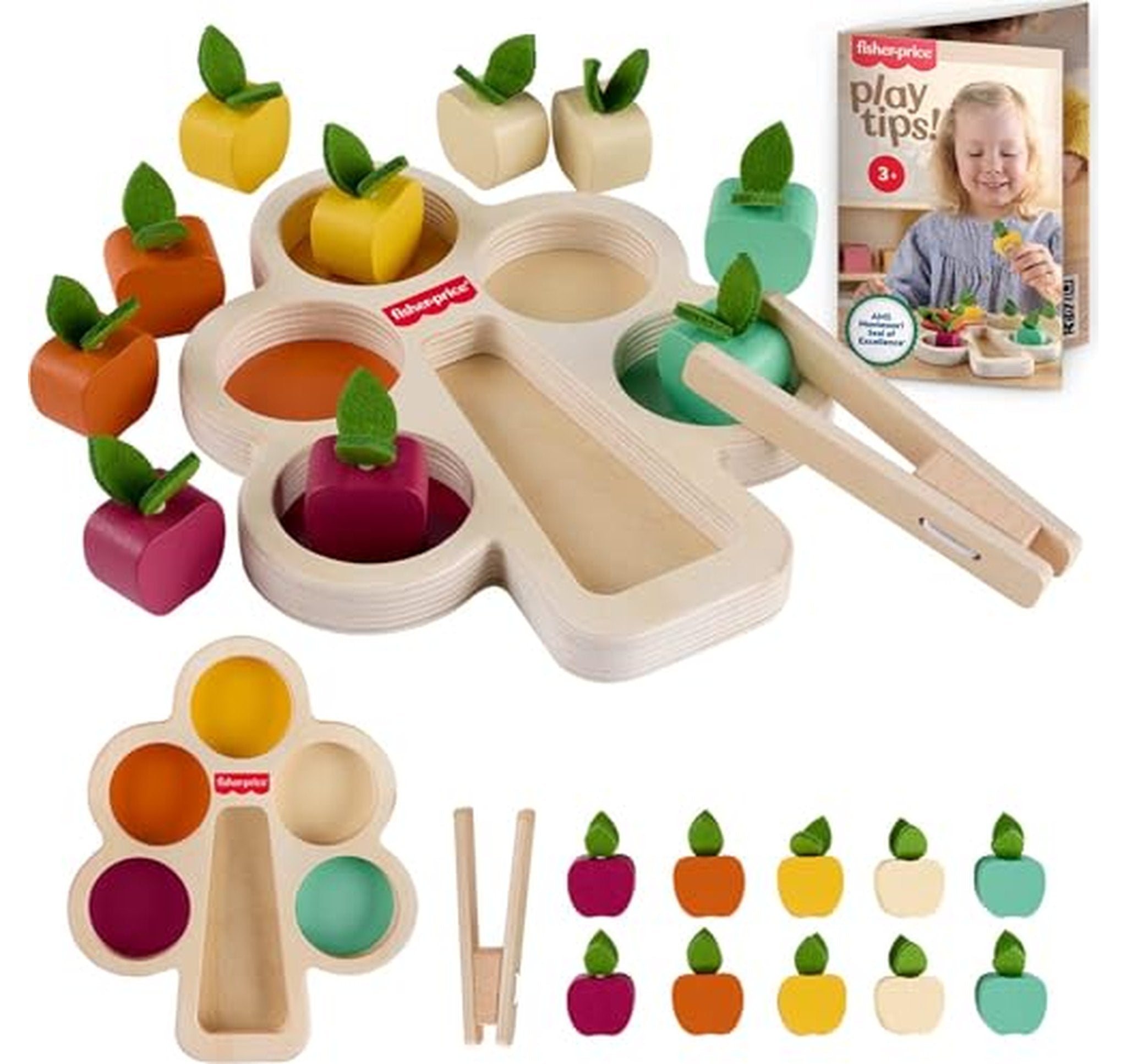 Fisher-Price Wooden Montessori Sorting Tree Puzzle