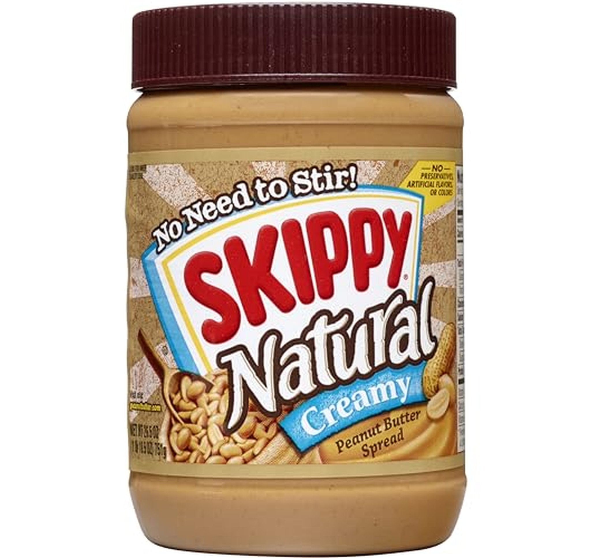 SKIPPY Natural Creamy Peanut Butter Spread 26.5 oz