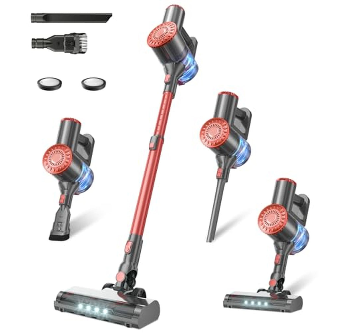 Cordless Stick Vacuum Cleaner 45KPA 45-Min Runtime