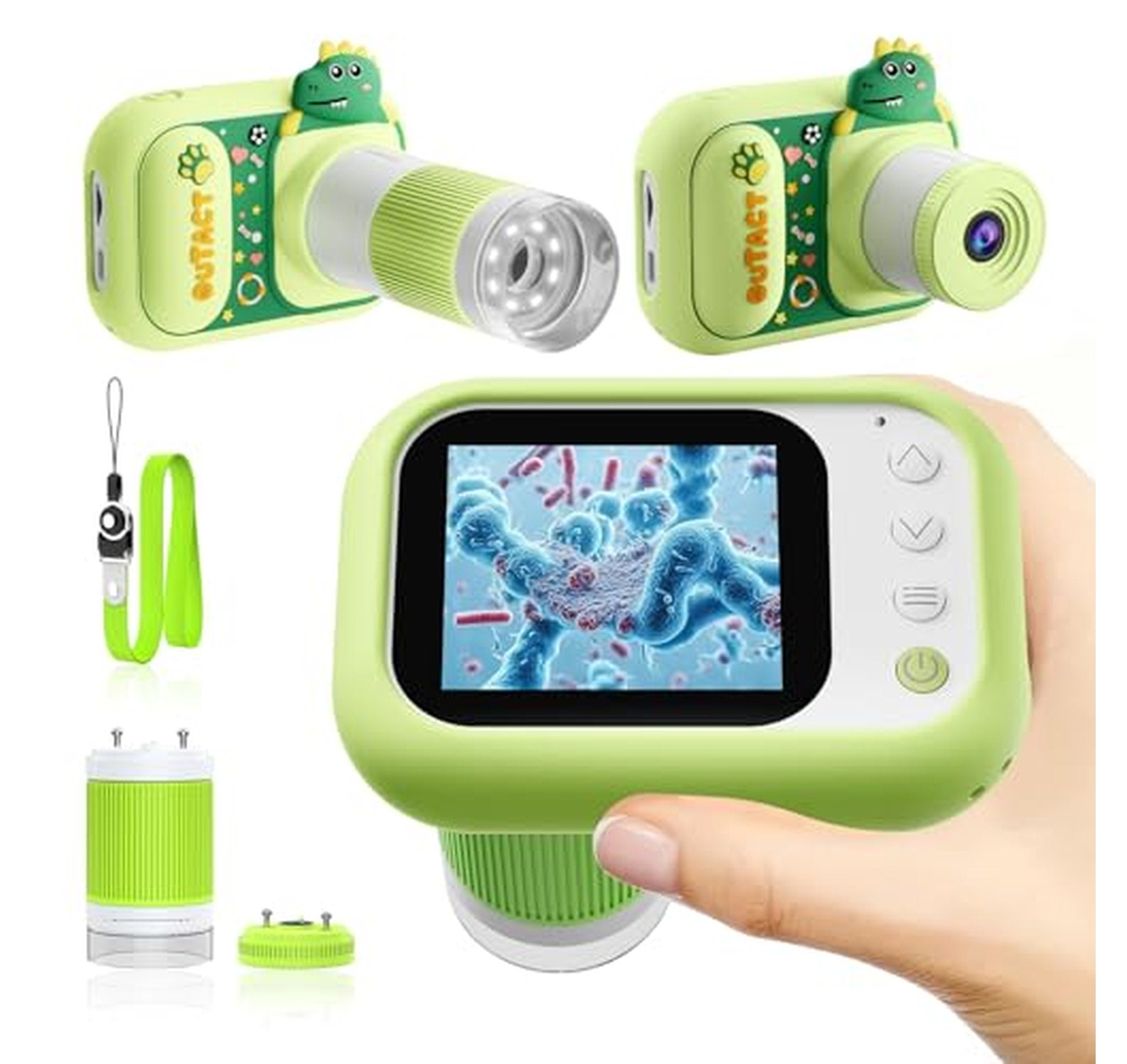 Rechargeable 1080p Digital Handheld Kids Microscope