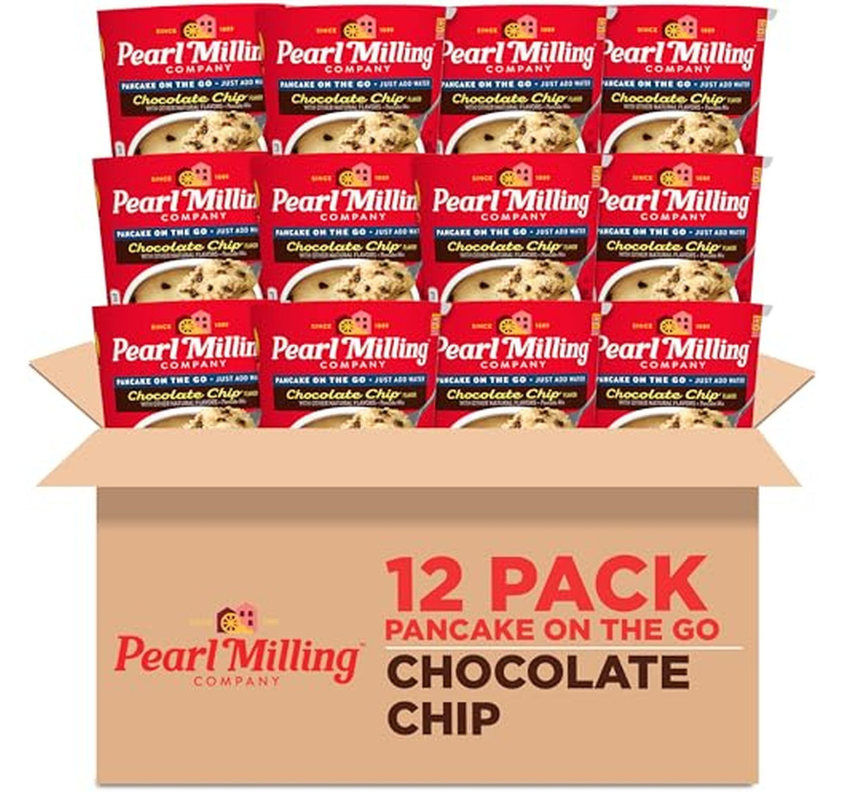 12 Pack Pearl Milling Pancake Cups Chocolate Chip
