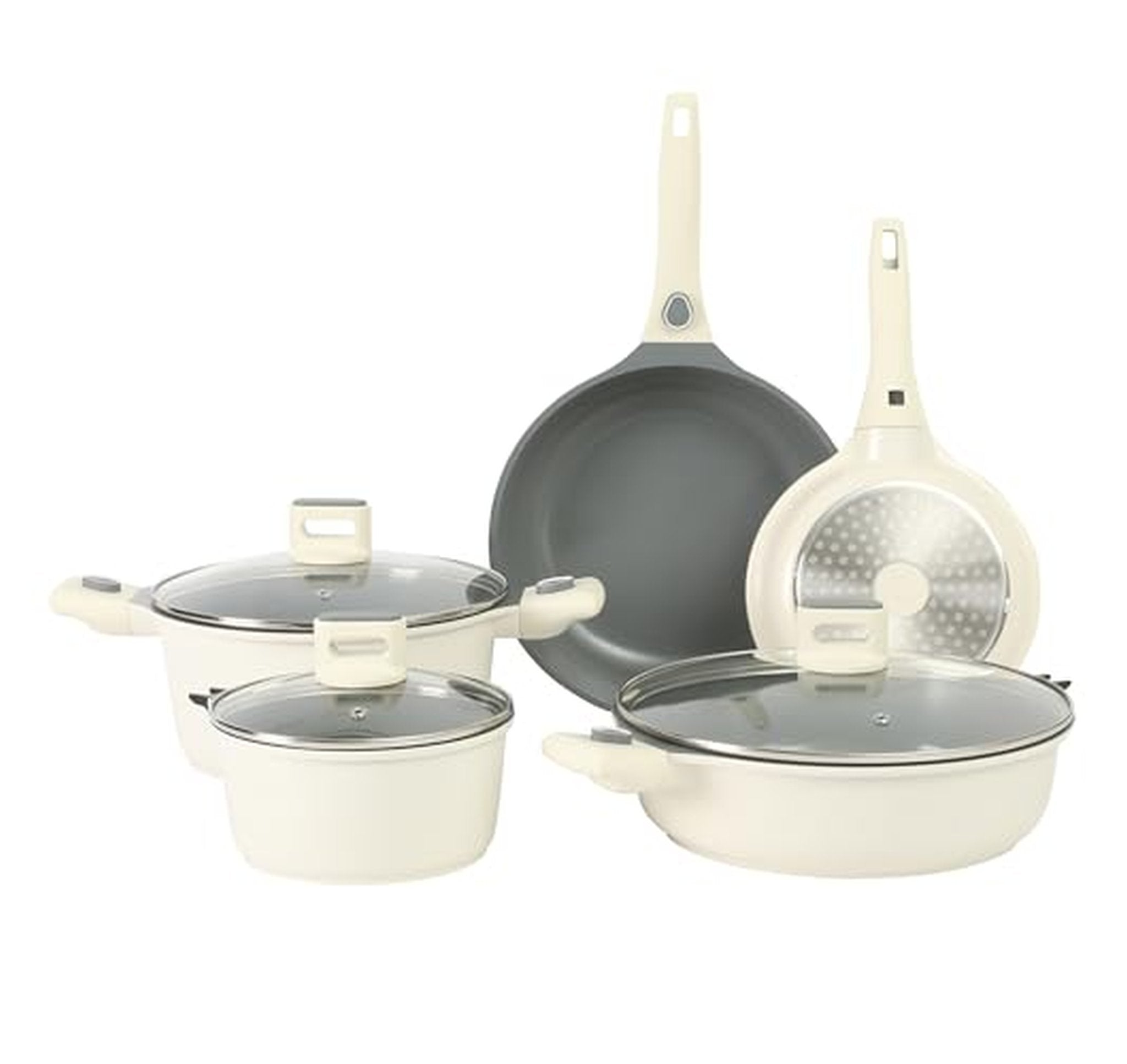 13 Piece Sur La Table Detachable Handle Cookware Set