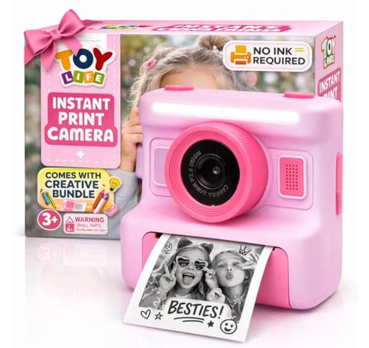 1080P Kids Instant Print Camera with Paper Rolls