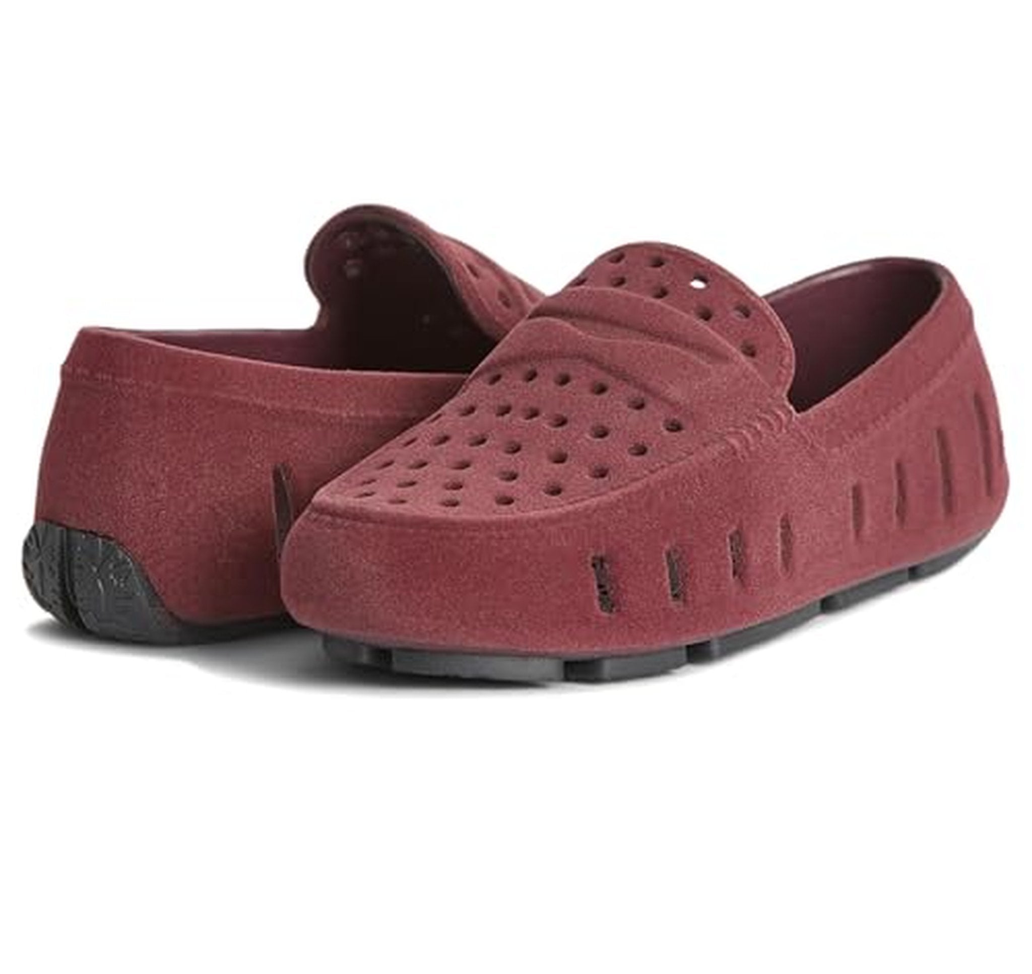 Kids Vegan Suede Driver Loafers
