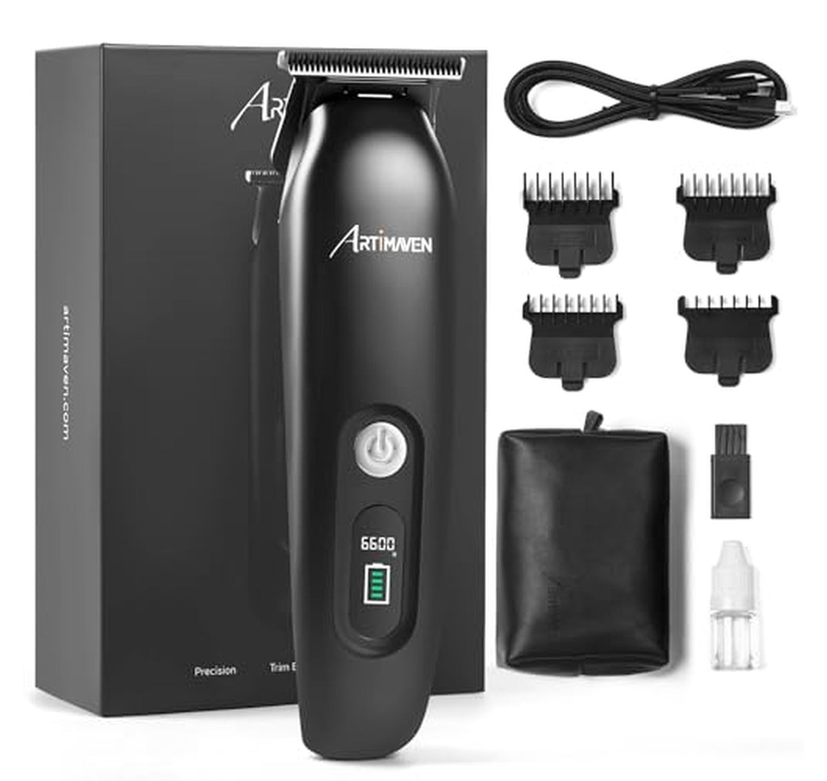 Cordless Rechargeable Beard Trimmer and Hair Clipper Kit