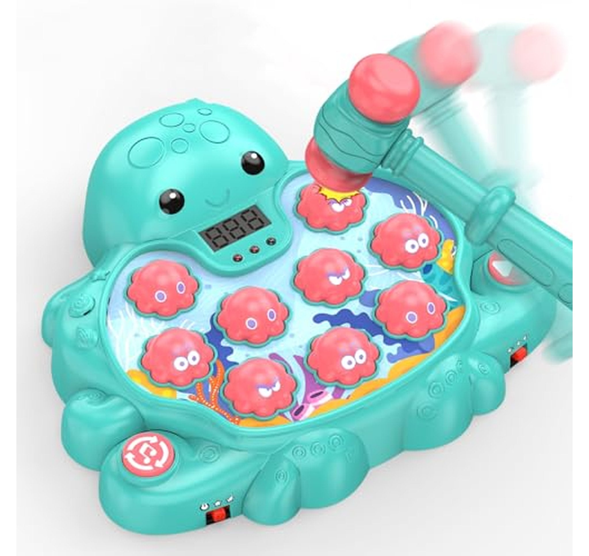 Musical Whack-A-Mole Octopus Game with Score Display