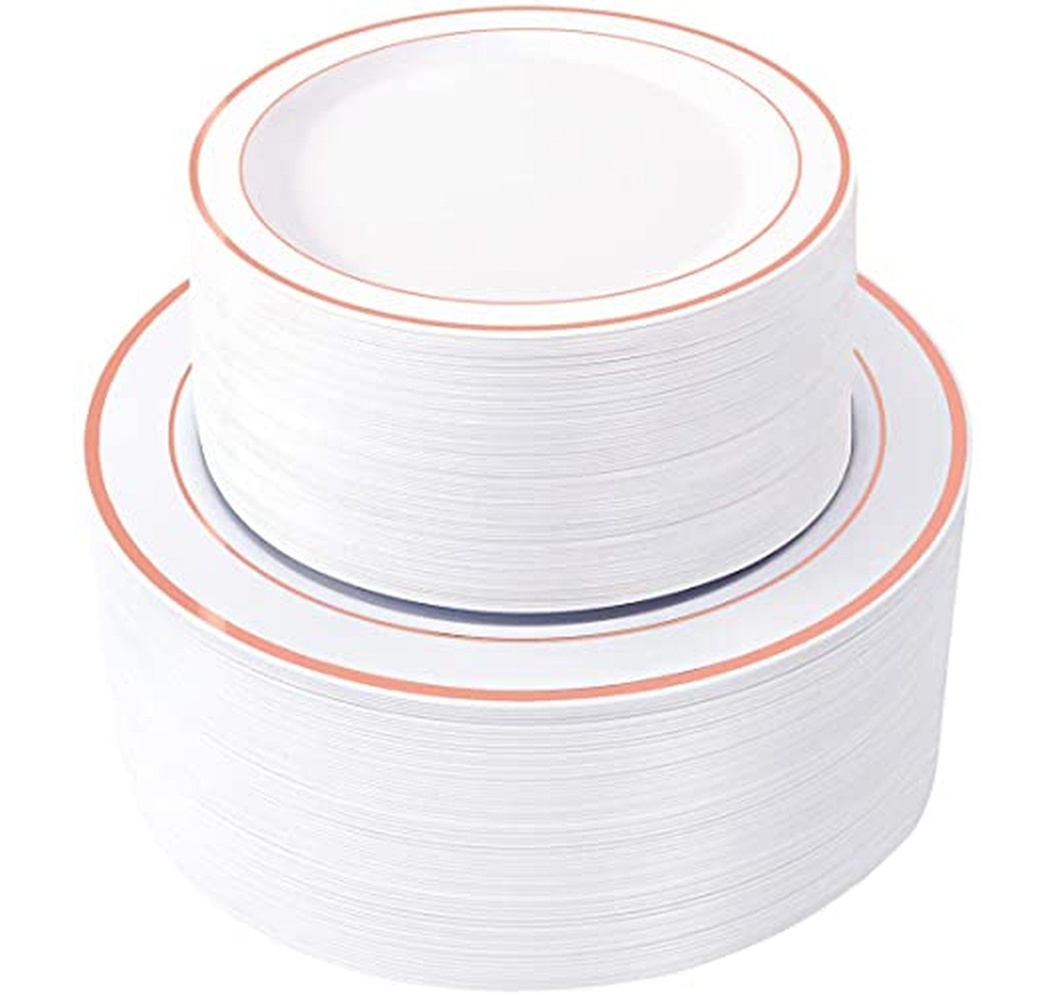 120 Count Heavy Duty Disposable Plastic Plates