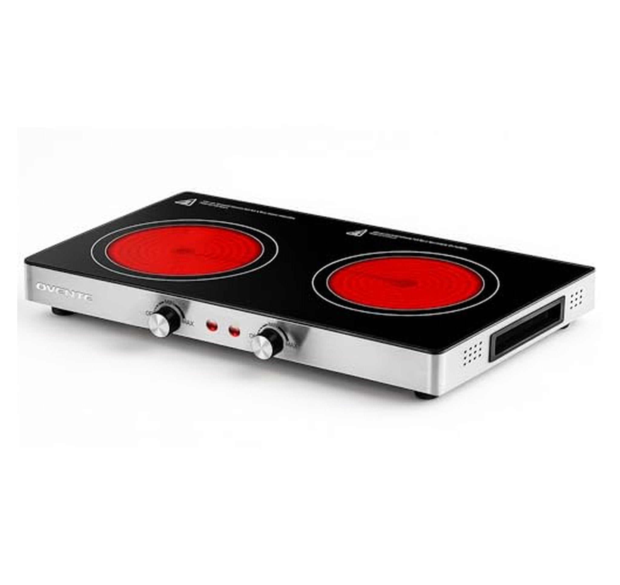 1800W Infrared Double Burner Electric Countertop Hot Plate