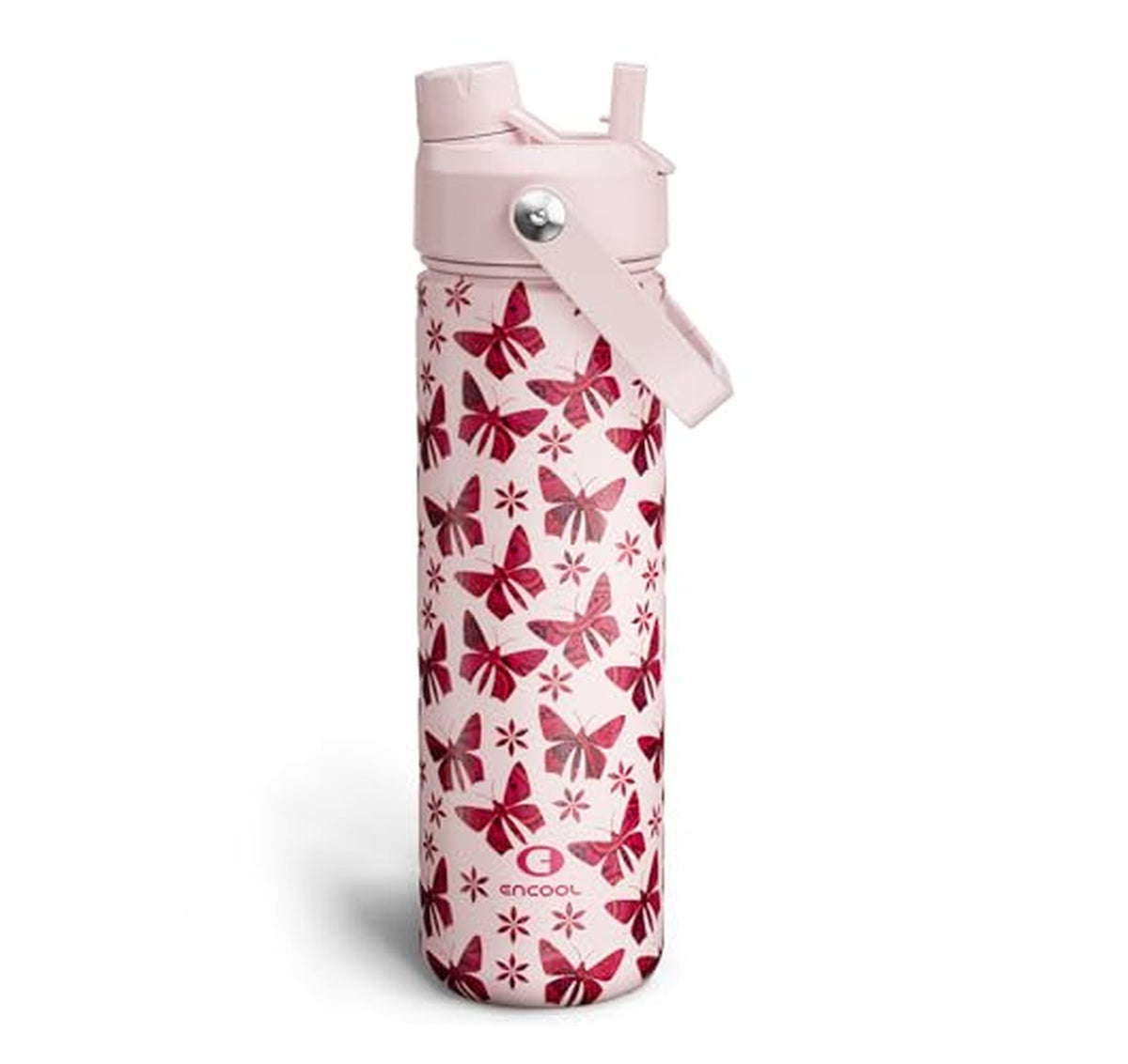 26 oz Insulated Stainless Steel Water Bottle with Straw