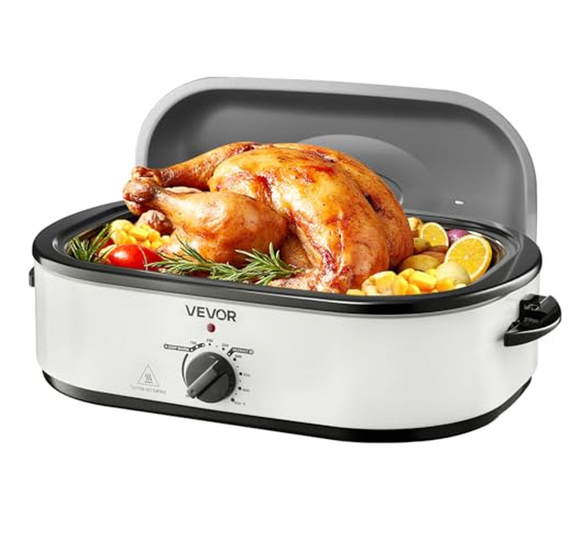 18 Quart Electric Roaster Oven with Self-Basting Lid