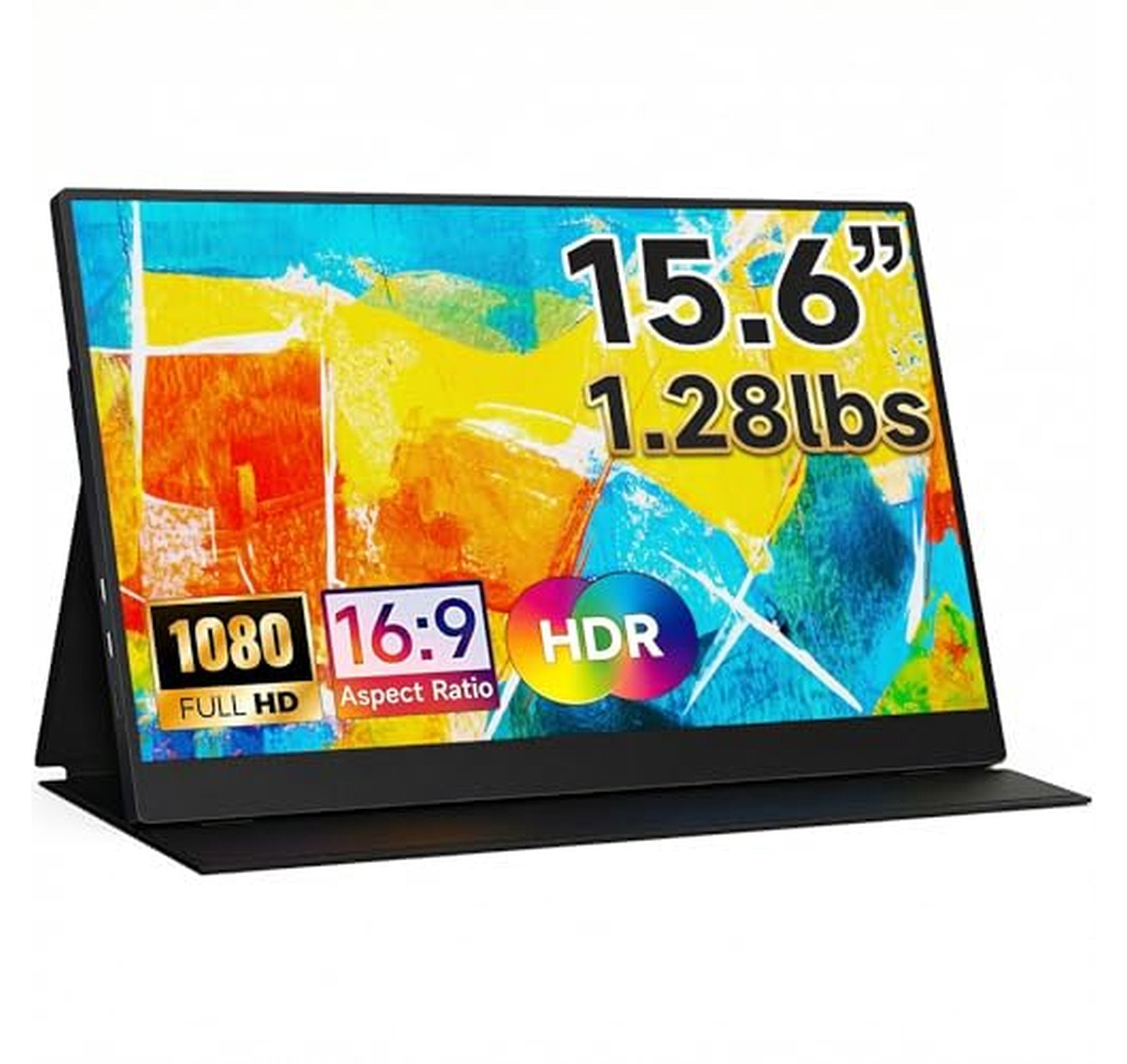 15.6-Inch 1080p Portable USB-C Laptop Monitor