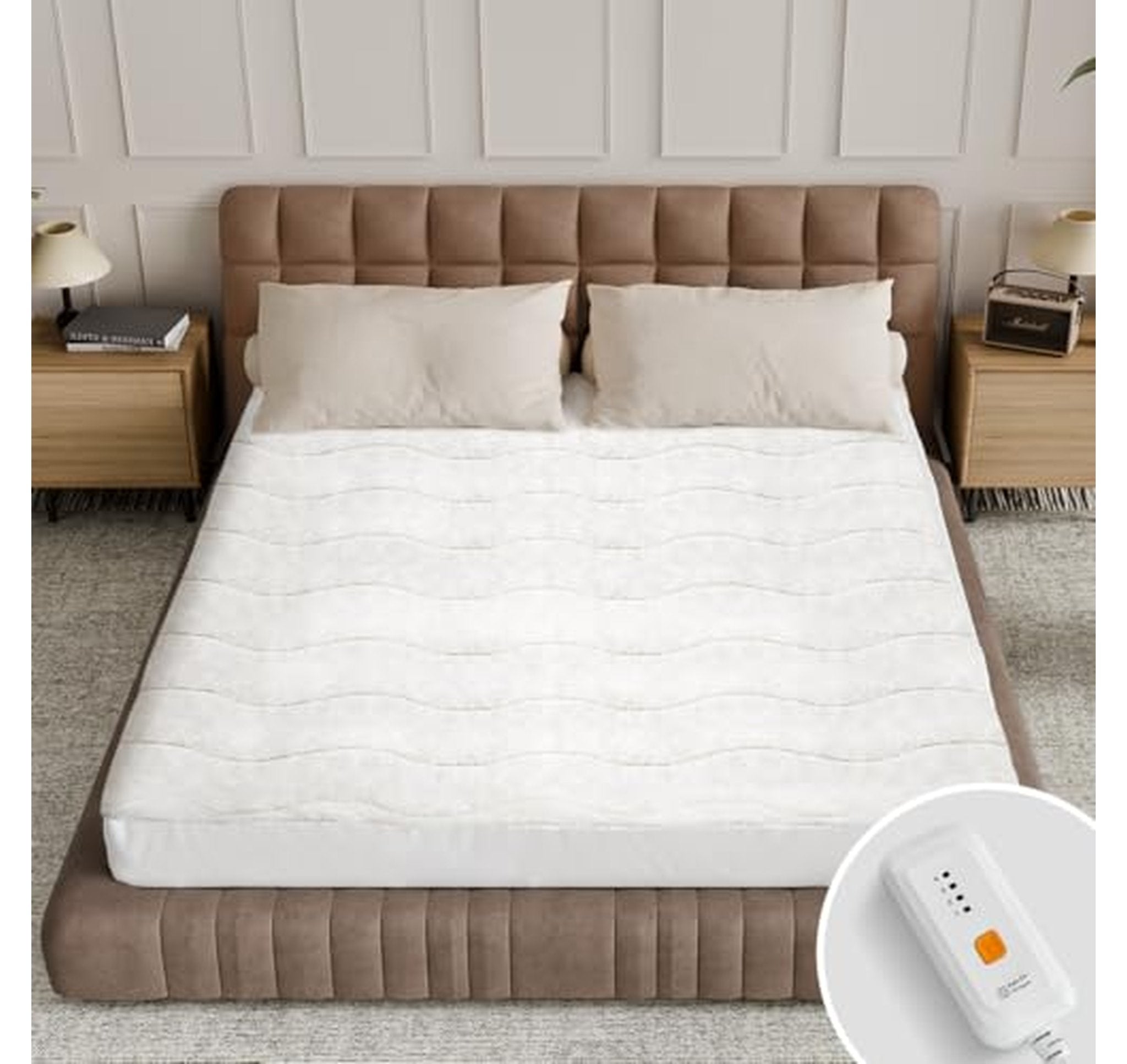 Heated Twin Electric Mattress Pad with Auto Shutoff