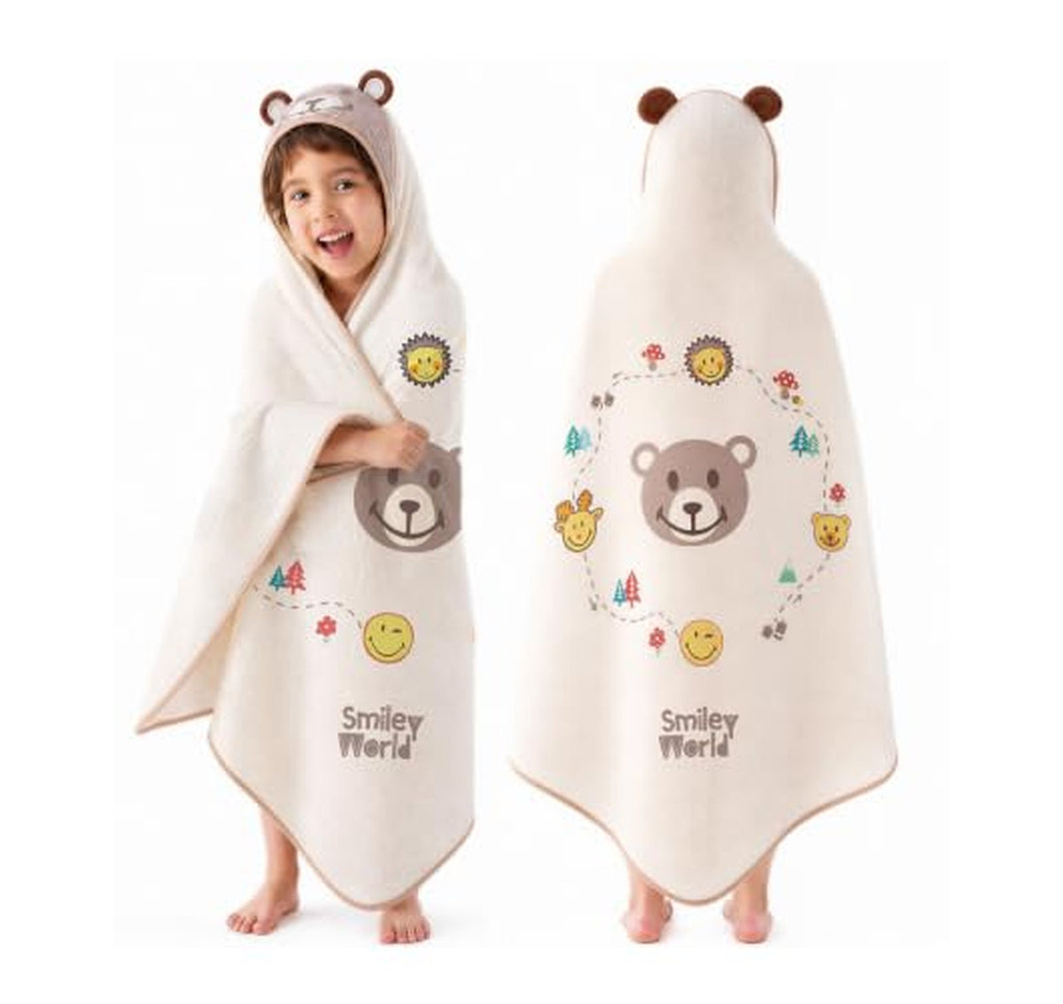 Kids Hooded Bath and Beach Towel