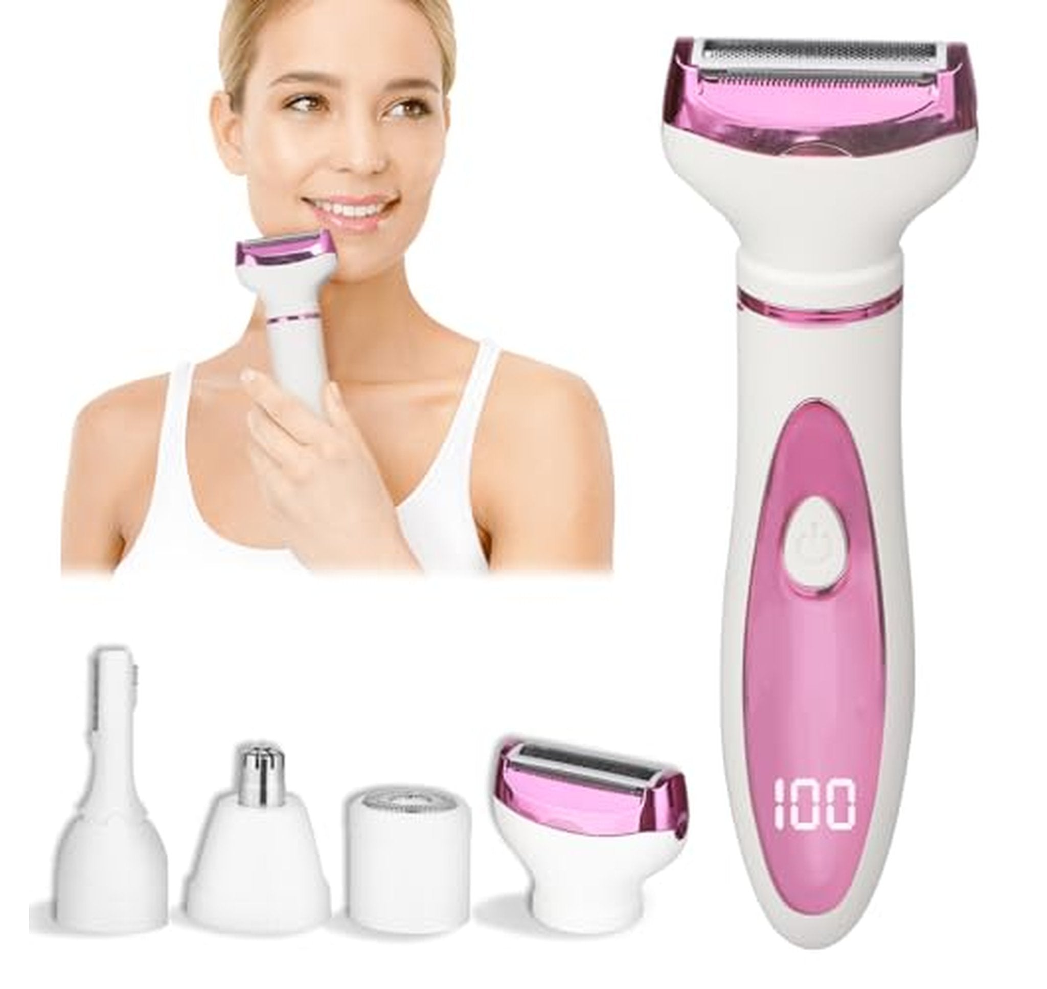 Rechargeable Electric Razor and Facial Hair Remover