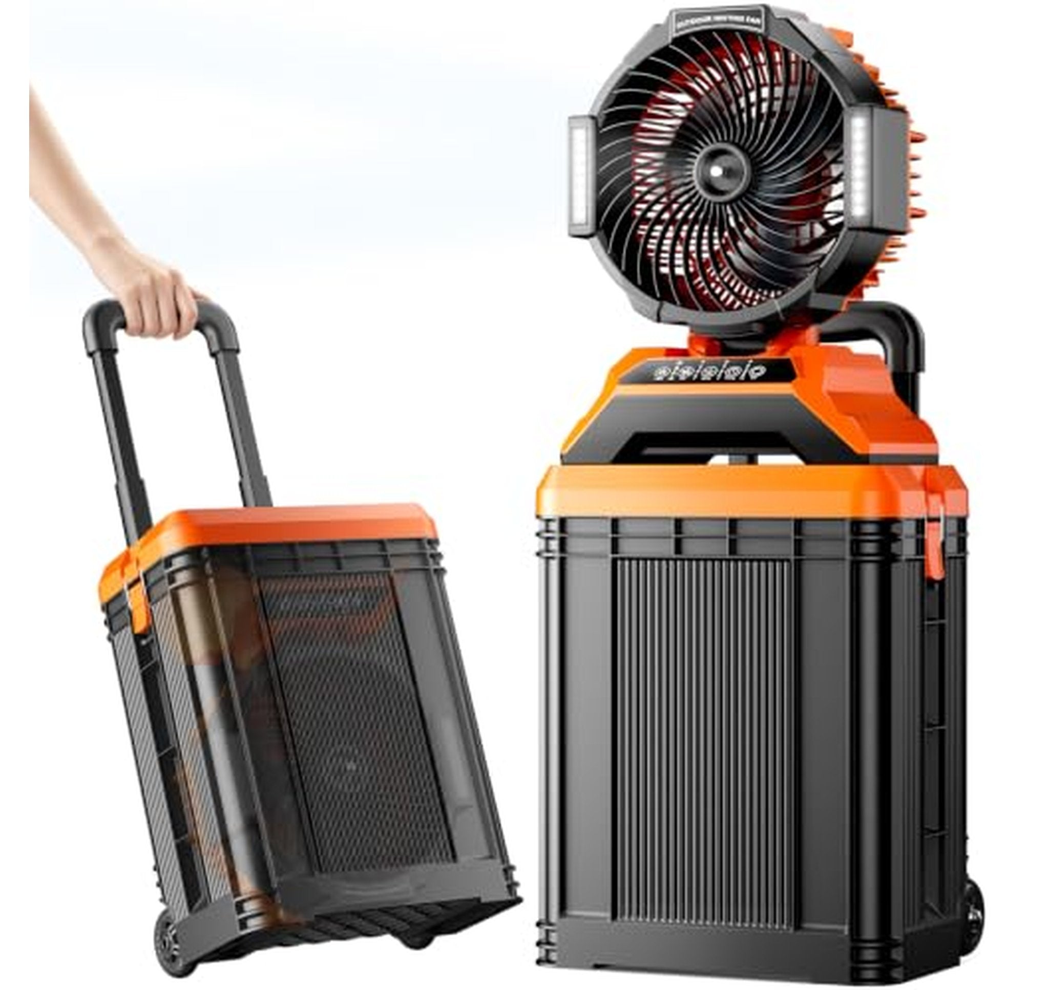 Rechargeable Portable Misting Fan with 15L Water Bucket