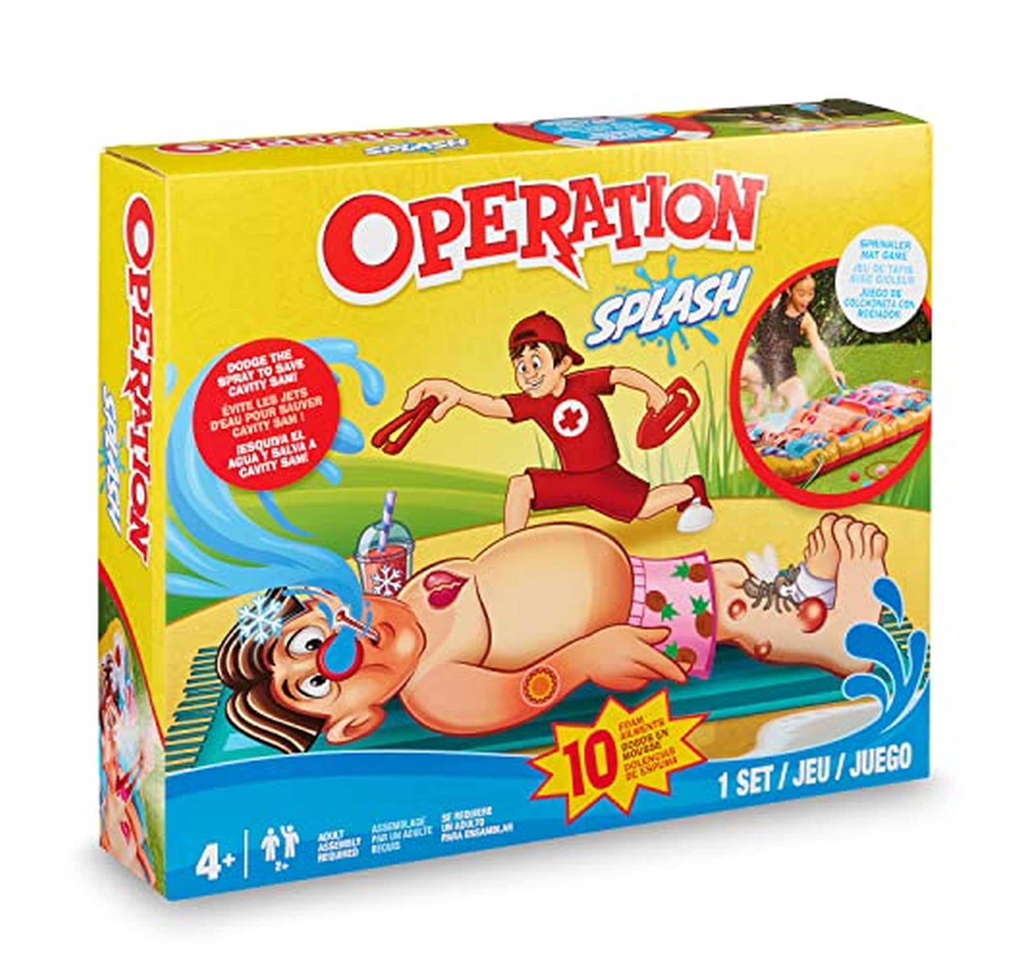 Hasbro Operation Splash Outdoor Family Water Game