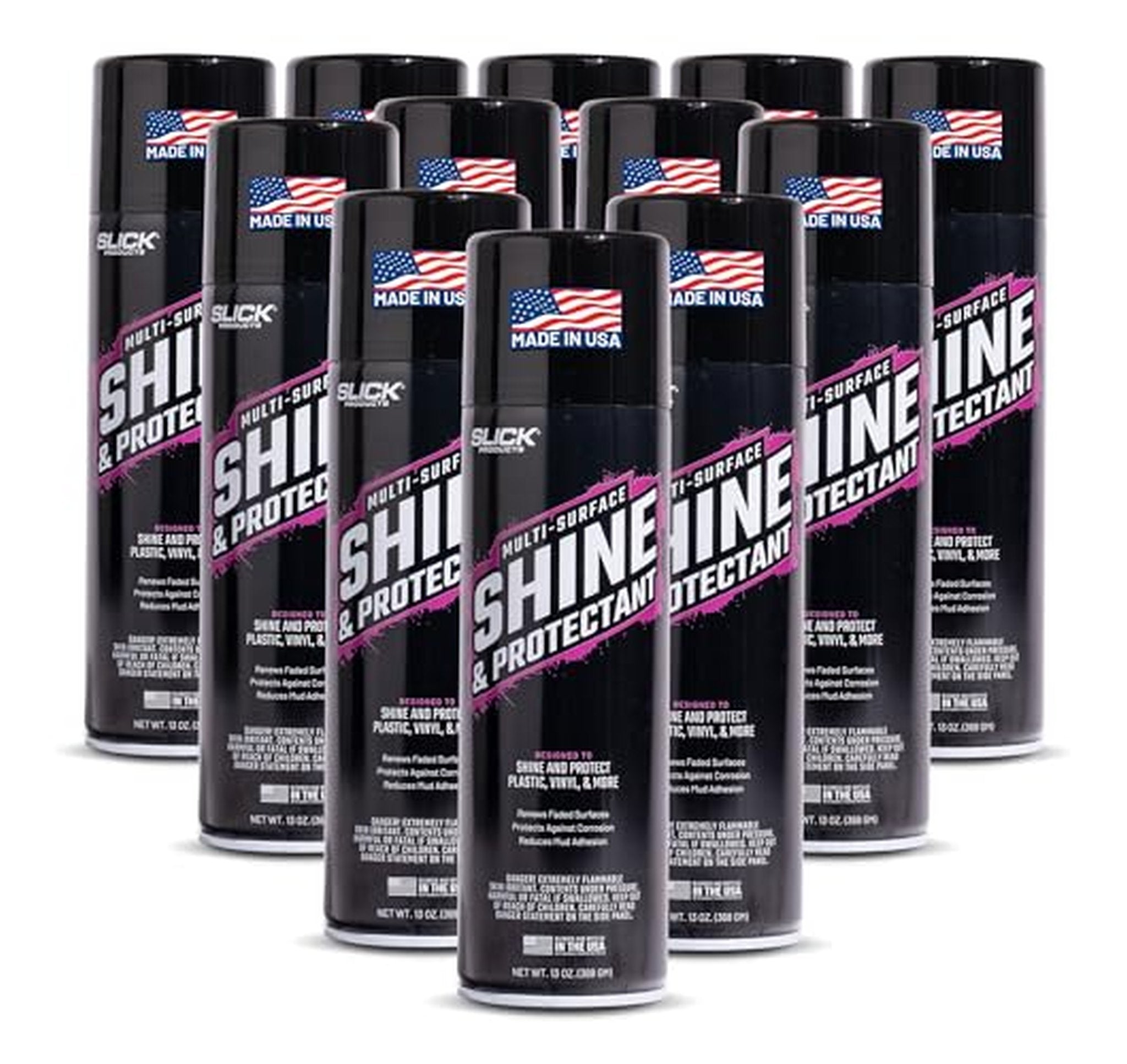12 Pack Multi-Surface Shine and Protectant Spray