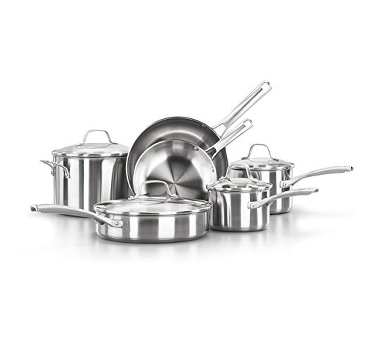 Calphalon Classic 10-Piece Stainless Steel Cookware Set
