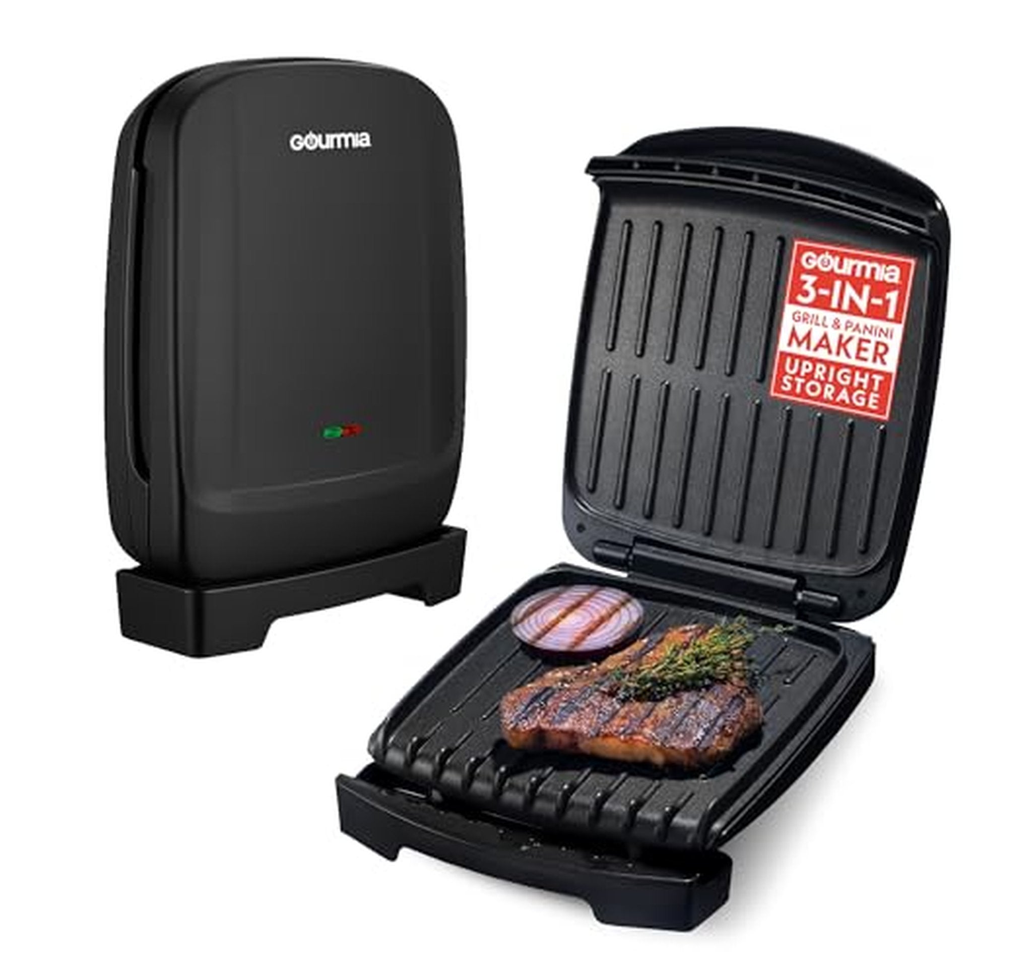 Gourmia Nonstick Indoor Grill and Panini Press