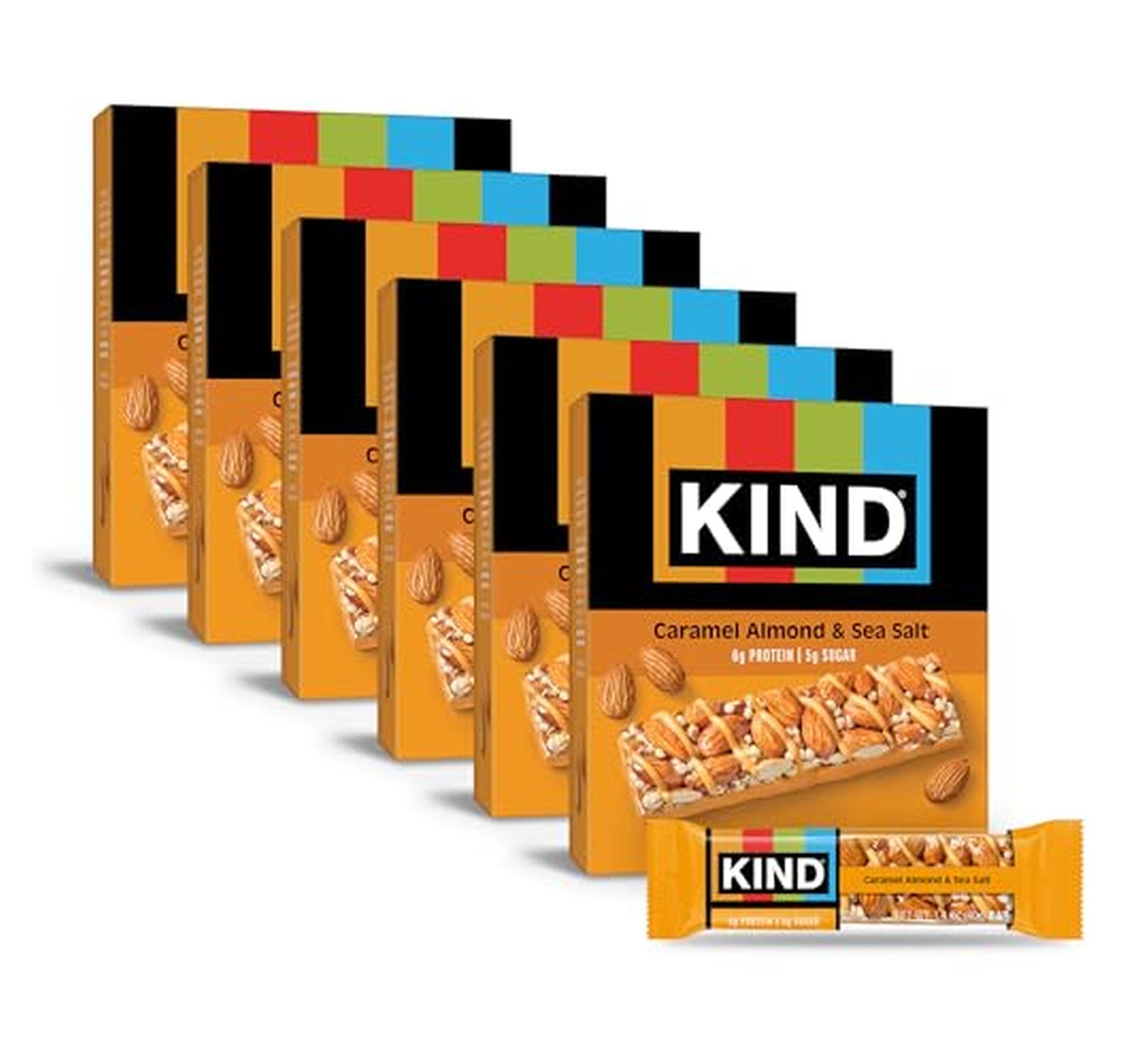 36 Count KIND Caramel Almond Sea Salt Protein Bars
