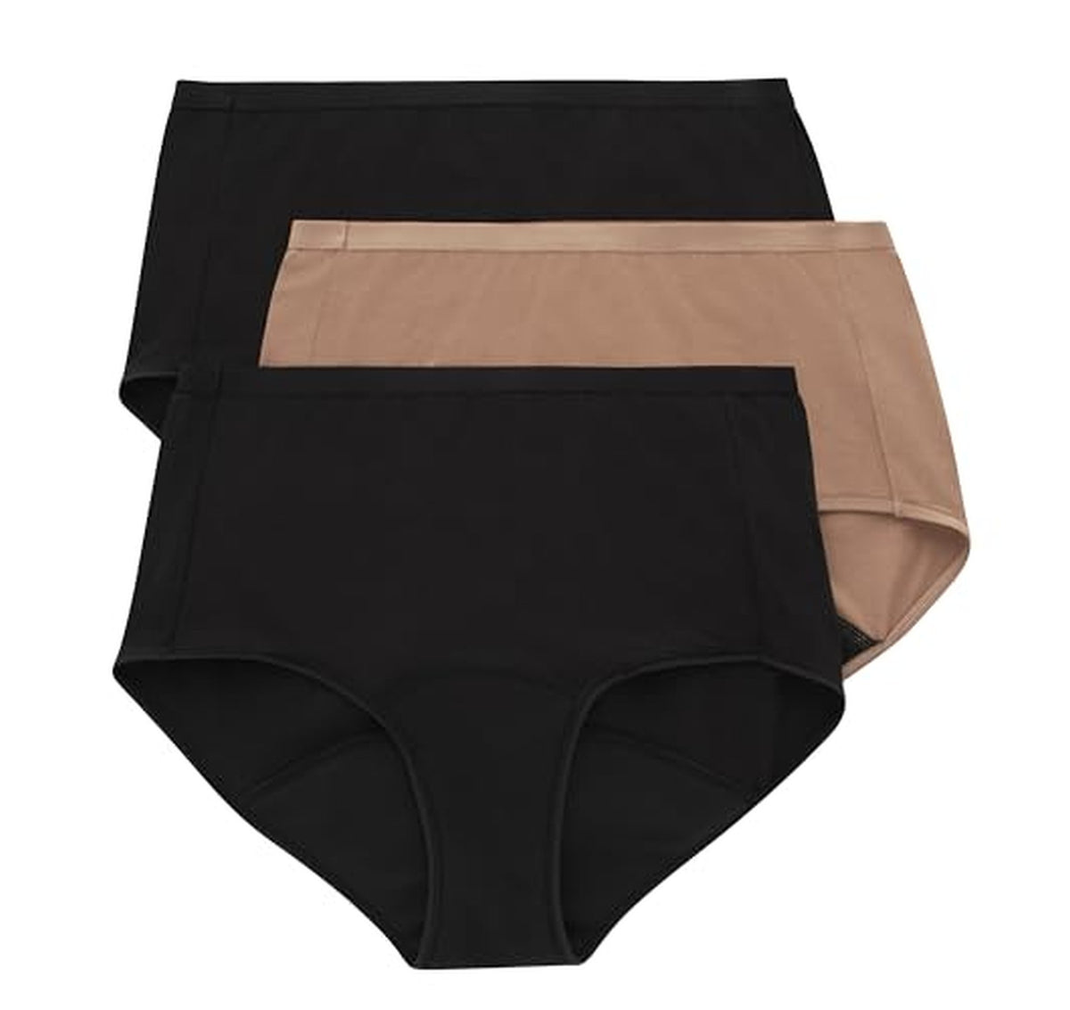 3 Pack Hanes Women’s Period Brief Underwear