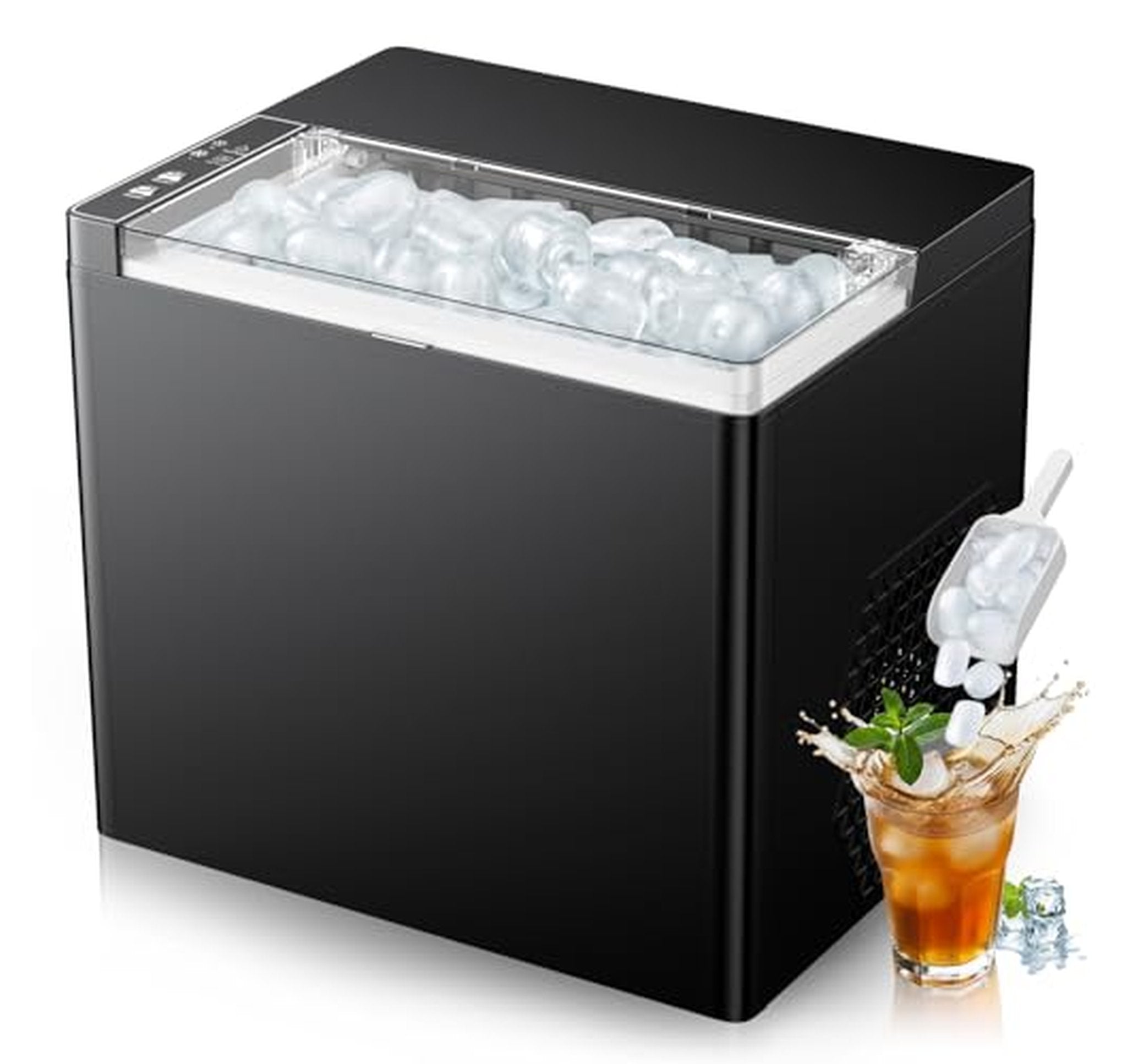 Countertop Ice Maker Machine with 2 Bullet Ice Sizes