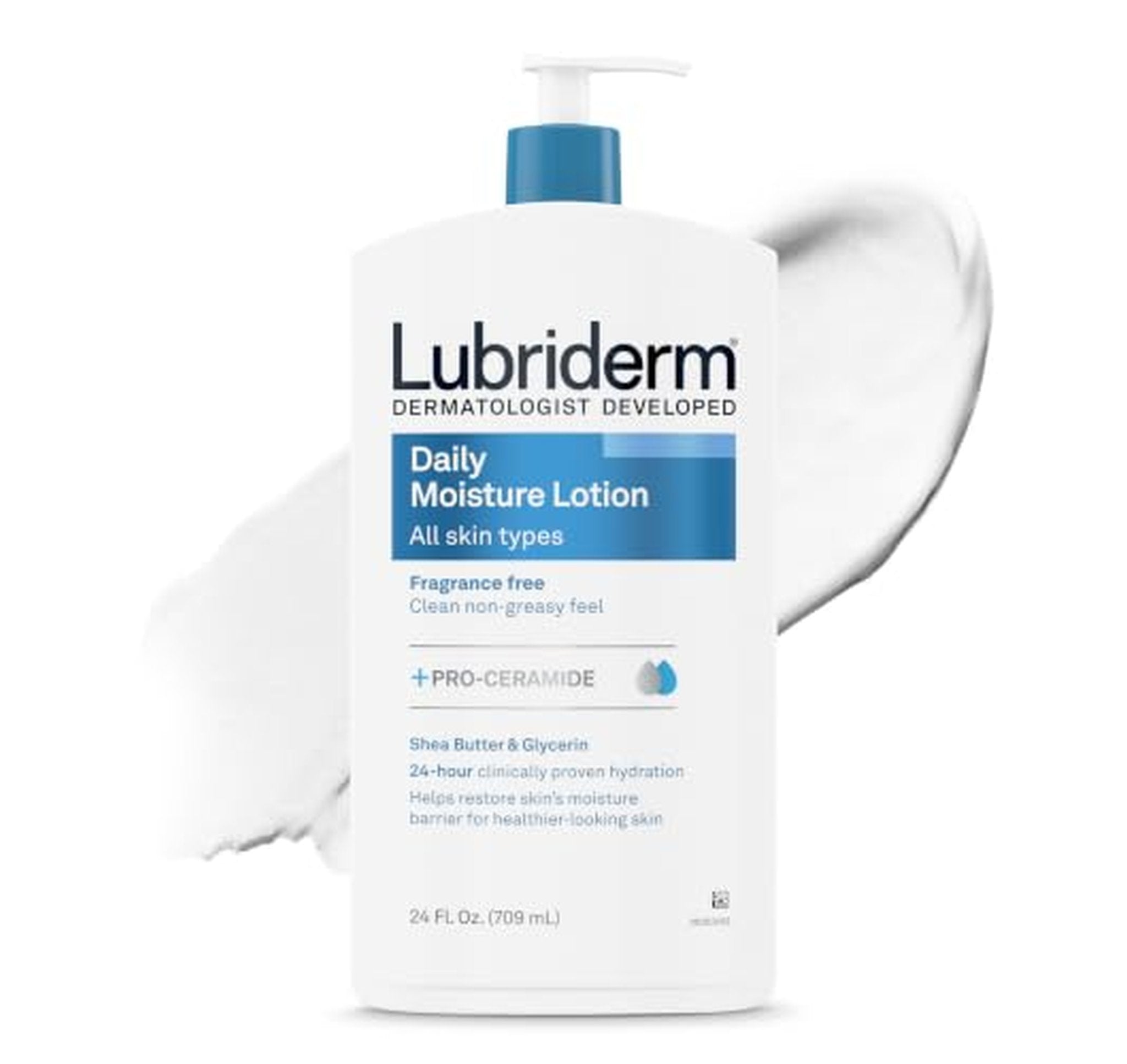 Lubriderm Fragrance Free Daily Moisture Body Lotion 24oz
