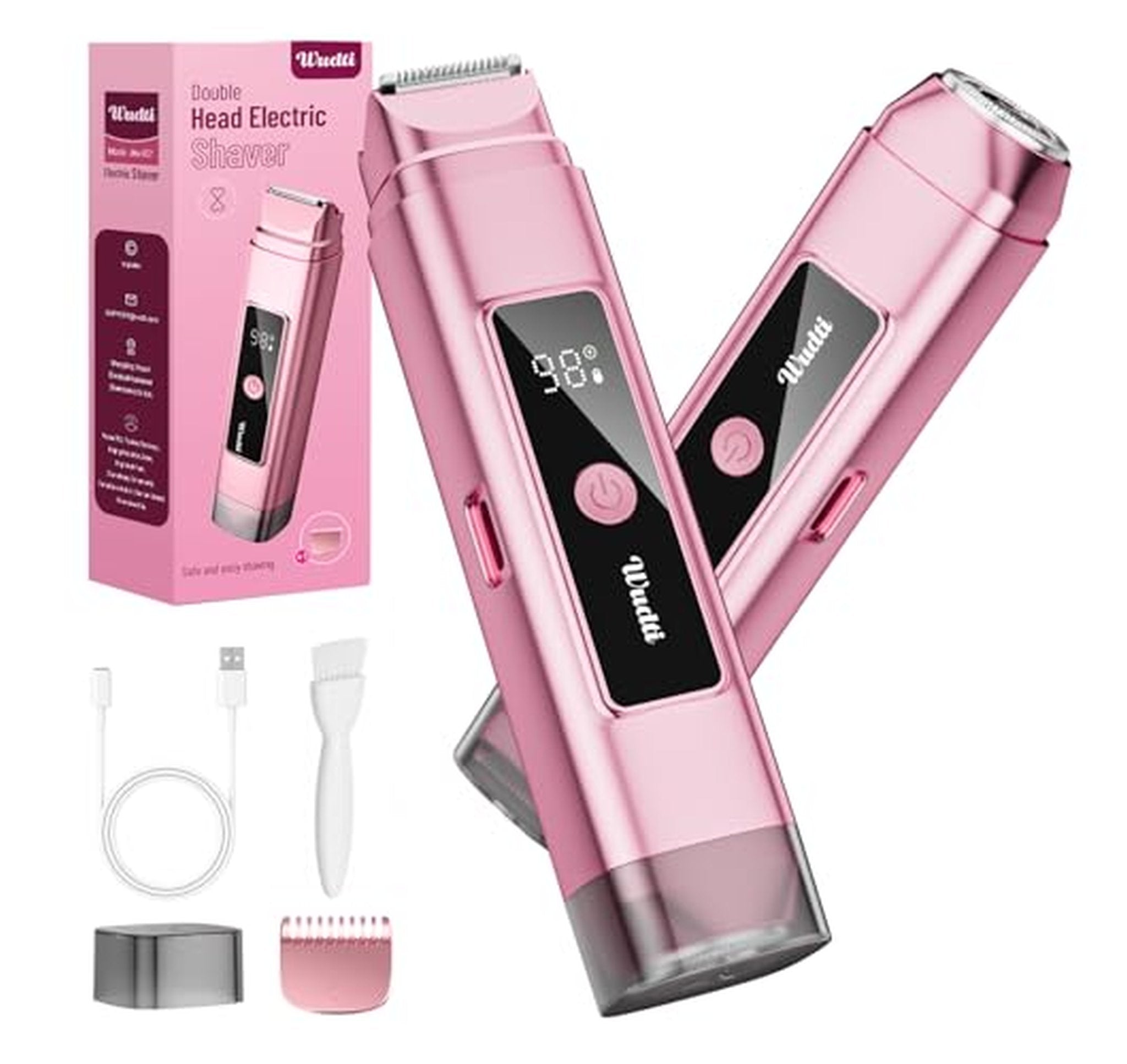 Waterproof Cordless Bikini Trimmer Electric Shaver