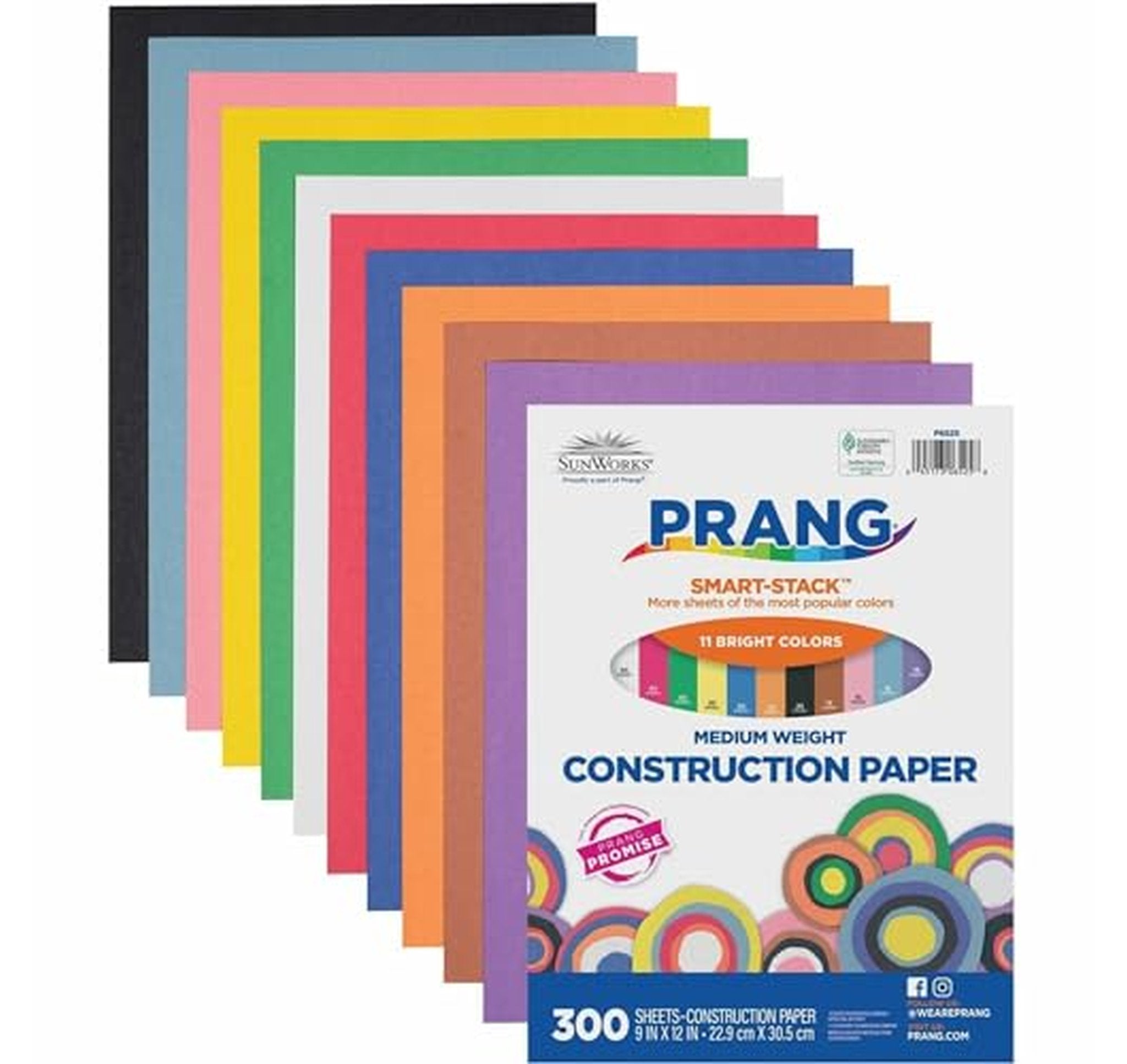 Prang Smart-Stack Construction Paper Assortment