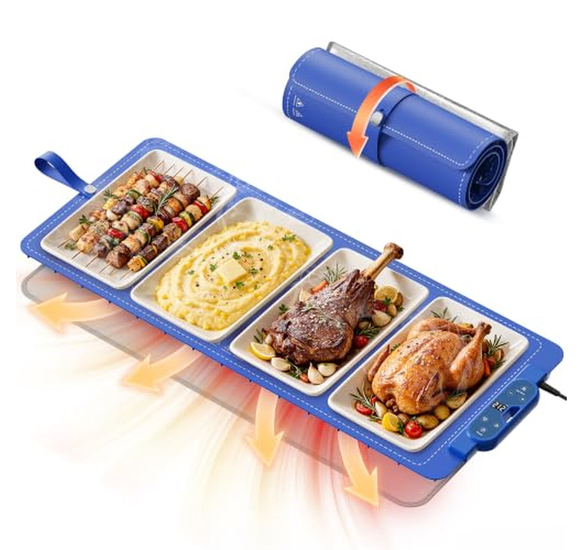 Extra Large Electric Food Warming Mat with 7 Levels