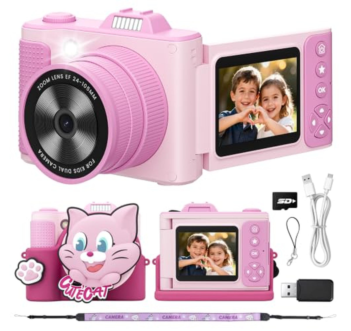 Rechargeable Kids Digital Camera and Video Recorder