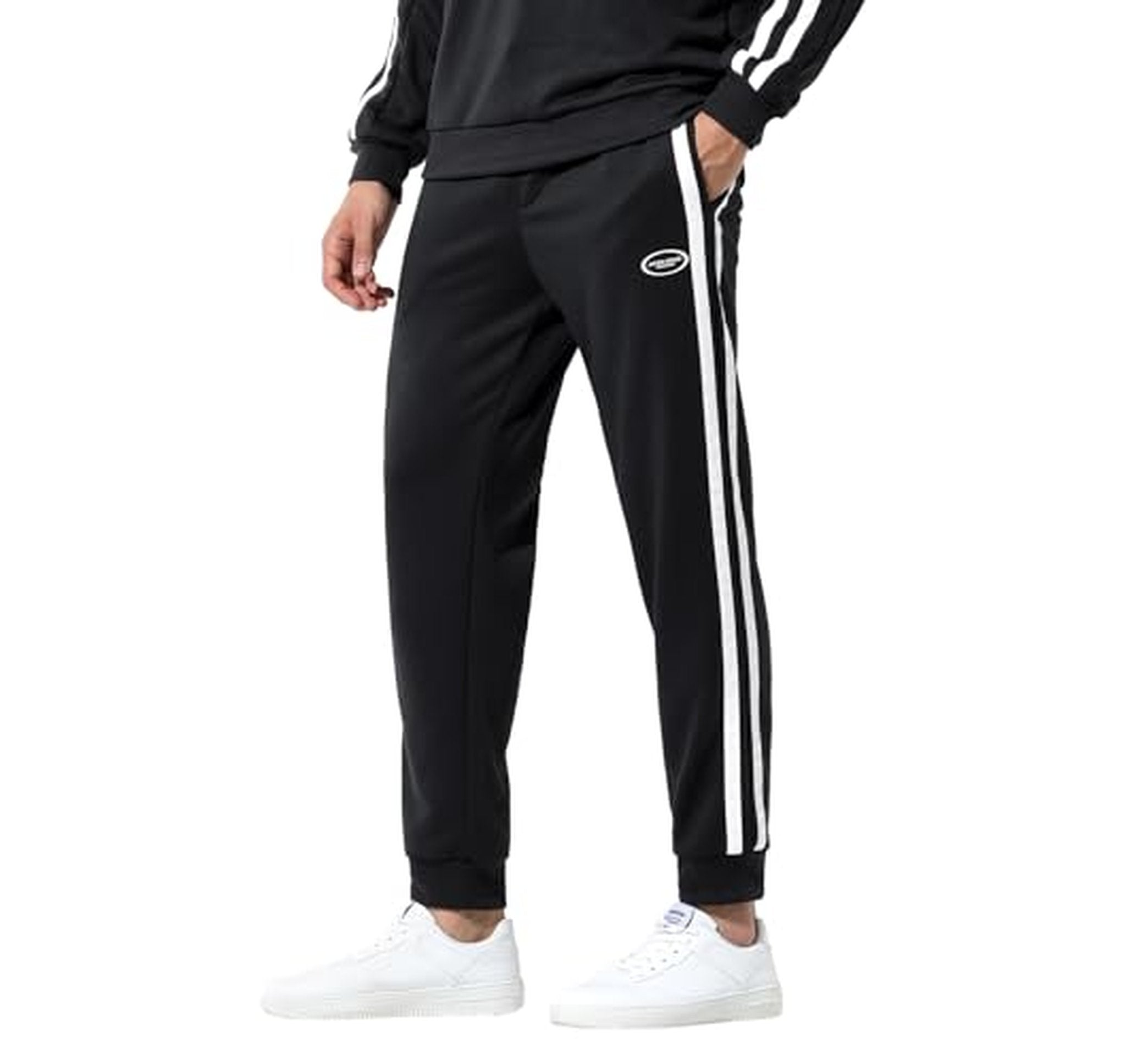 Athletic Tapered Jogger Sweatpants with Pockets